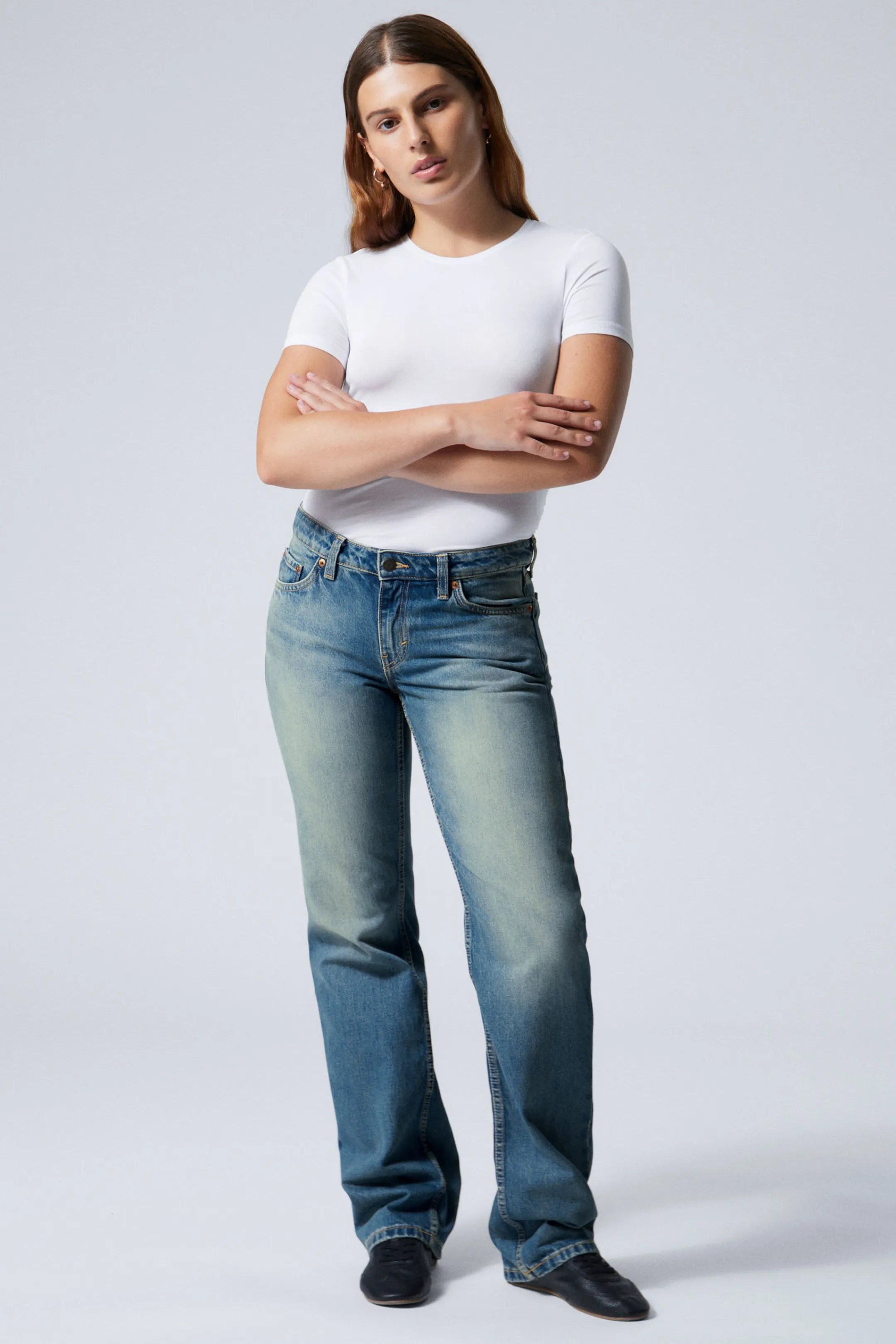 Weekday ARROW LOW RISE REGULAR STRAIGHT LEG JEANS>Women Jeans