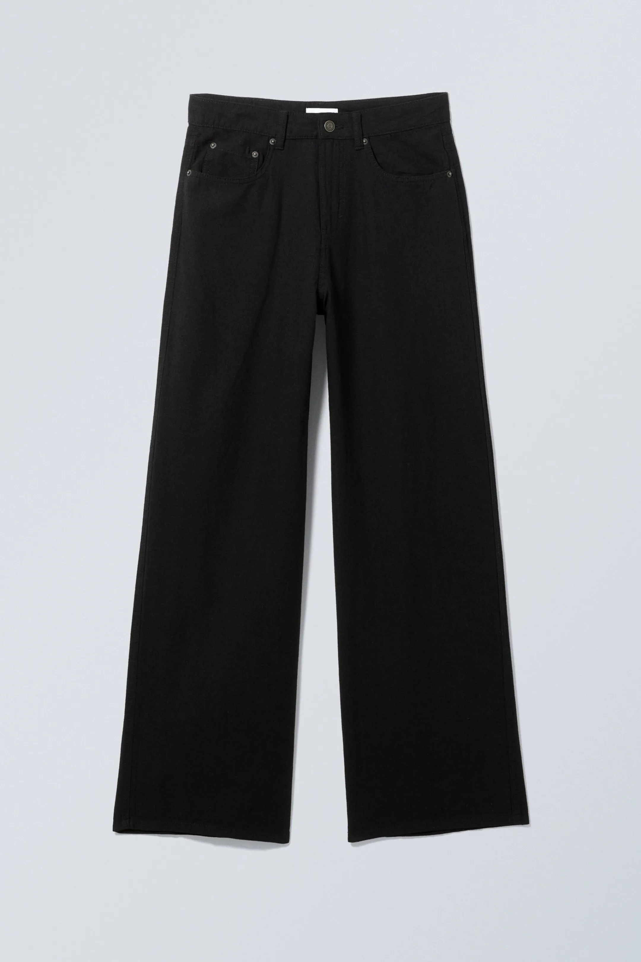 Weekday ASTRO BAGGY LINEN BLEND TROUSERS>Women Trousers