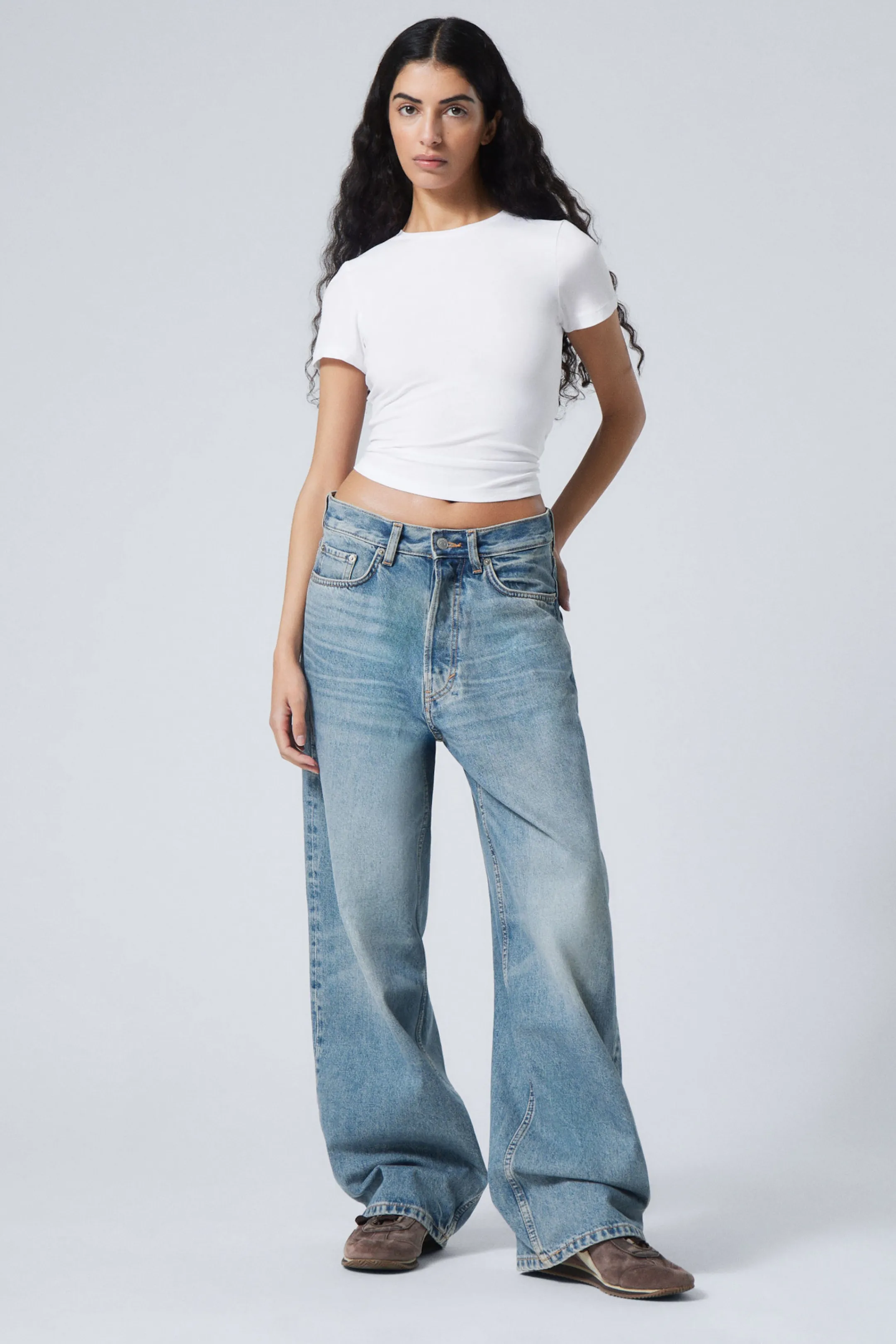 Weekday ASTRO LOOSE BAGGY LEG JEANS>Women Jeans | Jeans