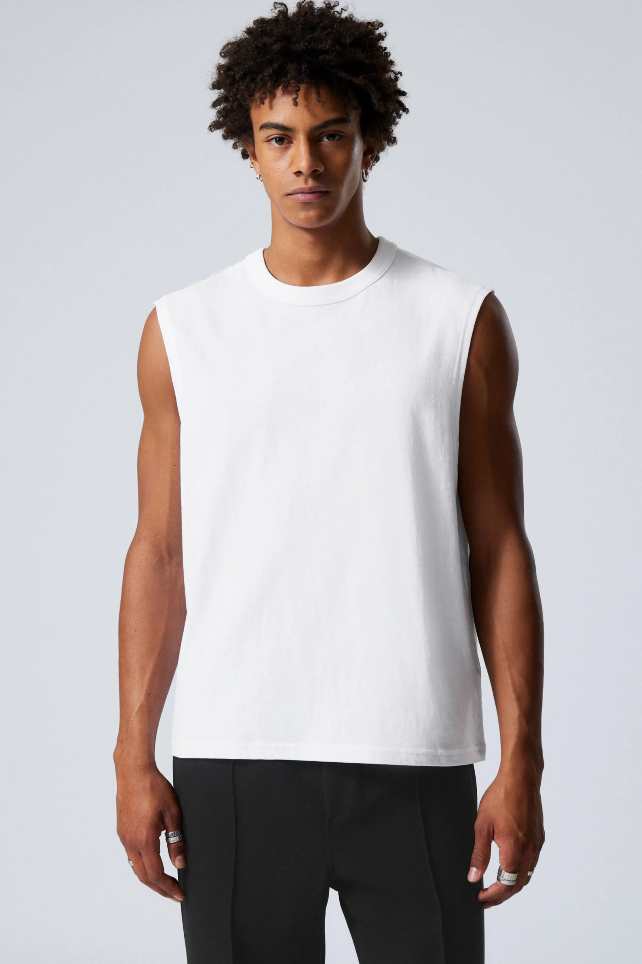 Weekday BOXY WASHED TANK TOP> Basics | T-Shirts & Tops