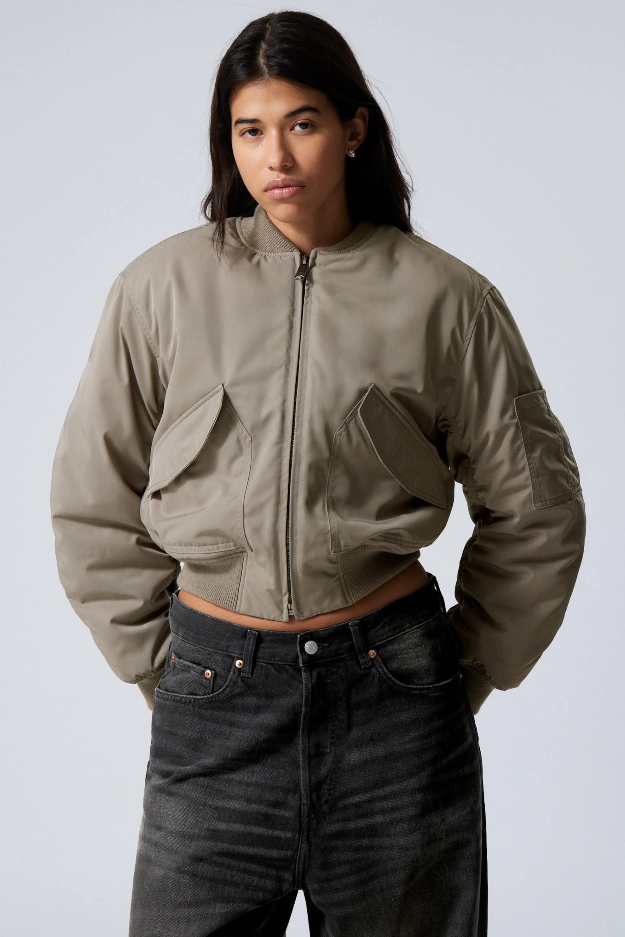 Weekday CROPPED BOMBER JACKET>Women Jackets & Coats