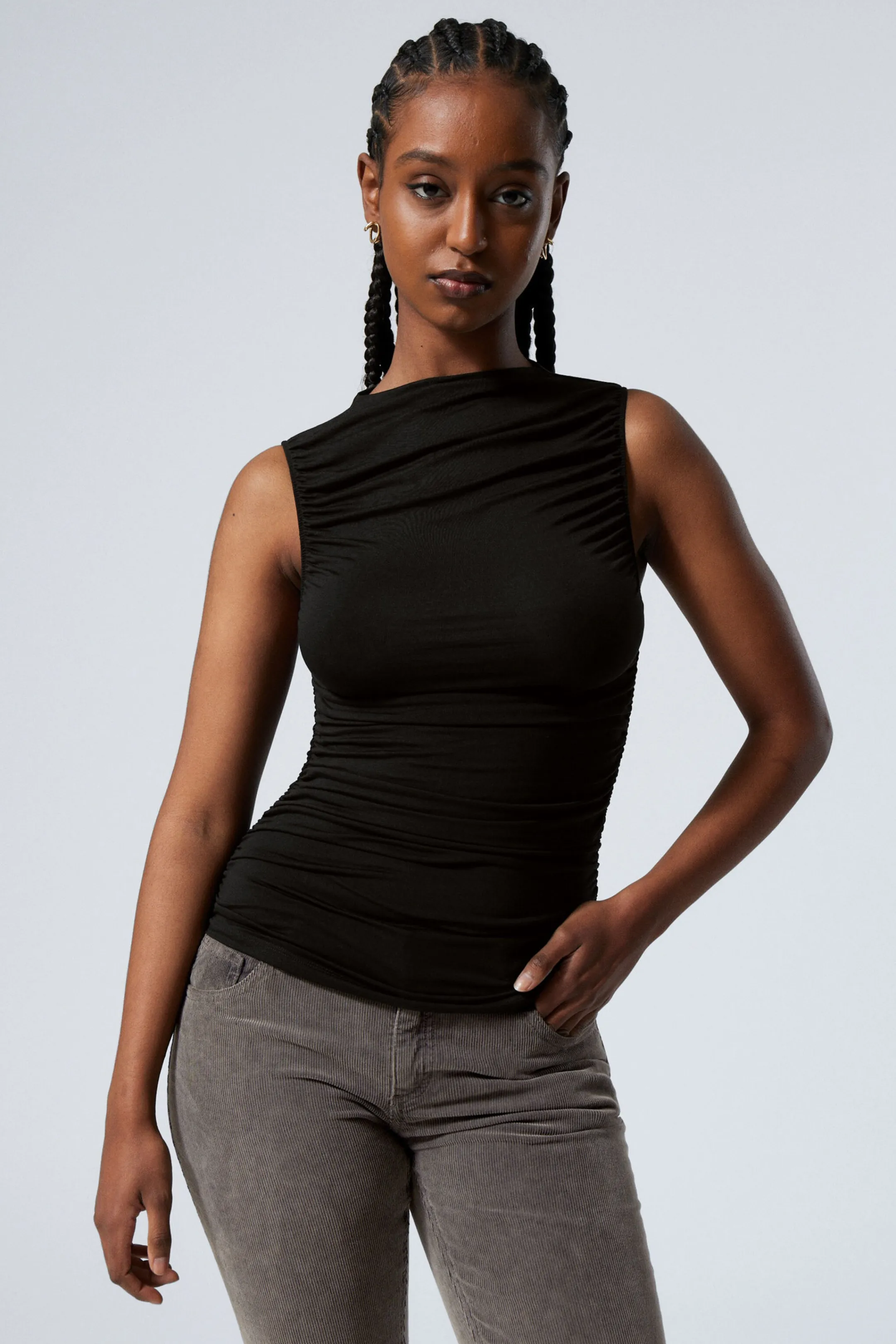 Weekday DRAPE MOCK-NECK TOP>Women Tops