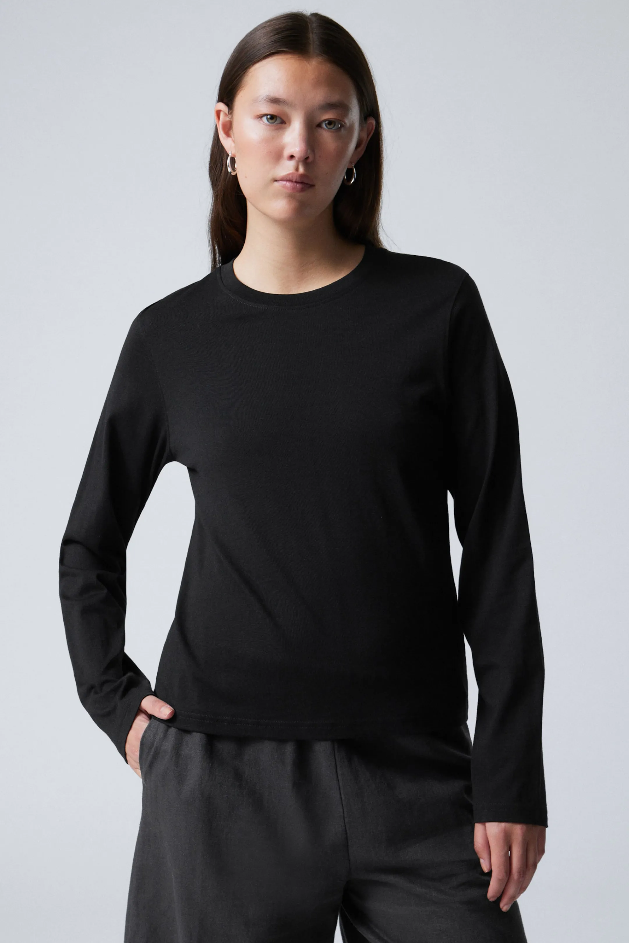 Weekday ESSENCE STANDARD LONG SLEEVE>Women Basics