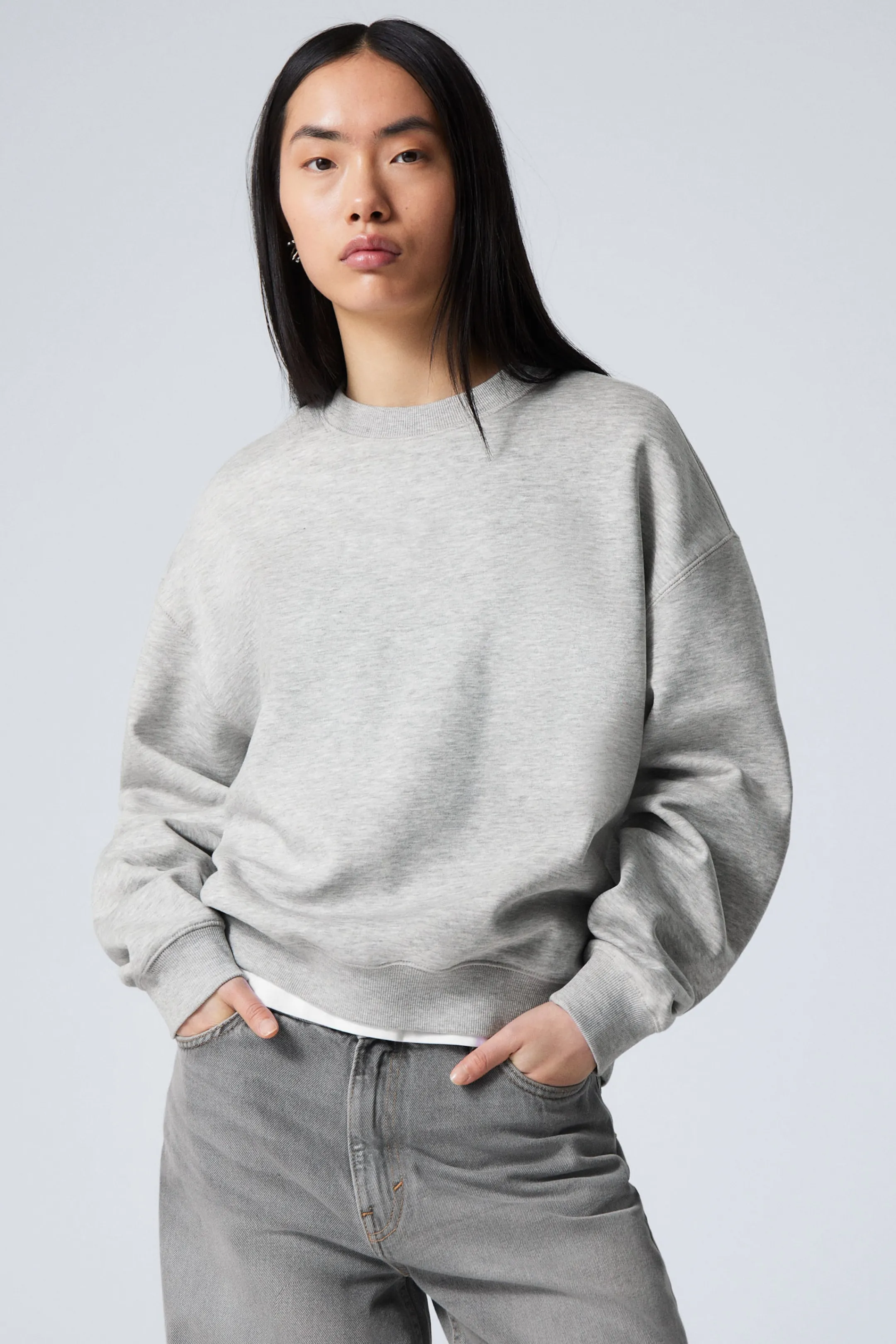 Weekday ESSENCE STANDARD SWEATSHIRT>Women Sweatshirts | Basics