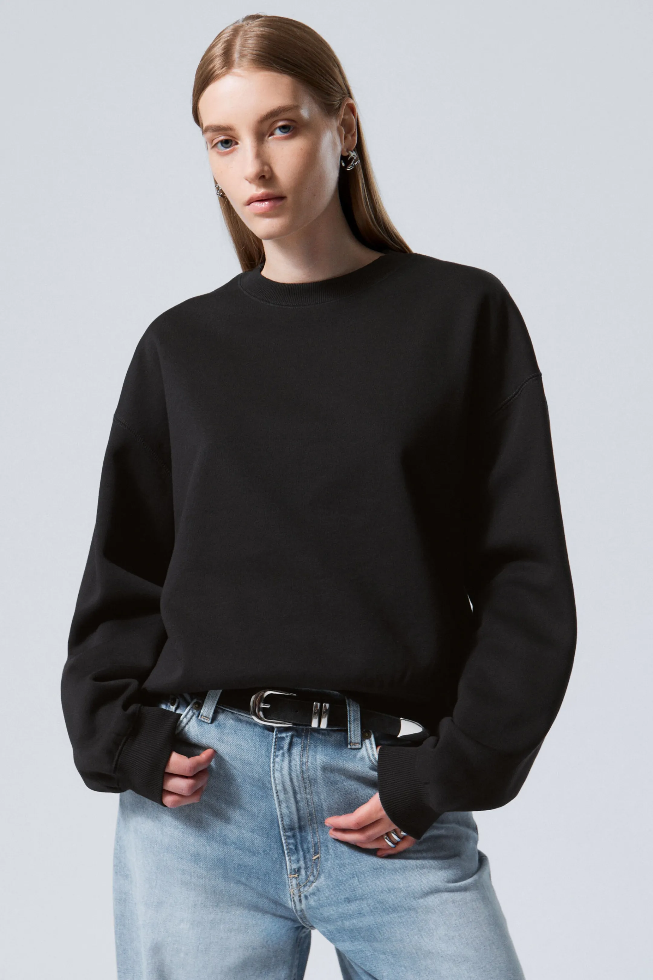 Weekday ESSENCE STANDARD SWEATSHIRT>Women Sweatshirts | Basics