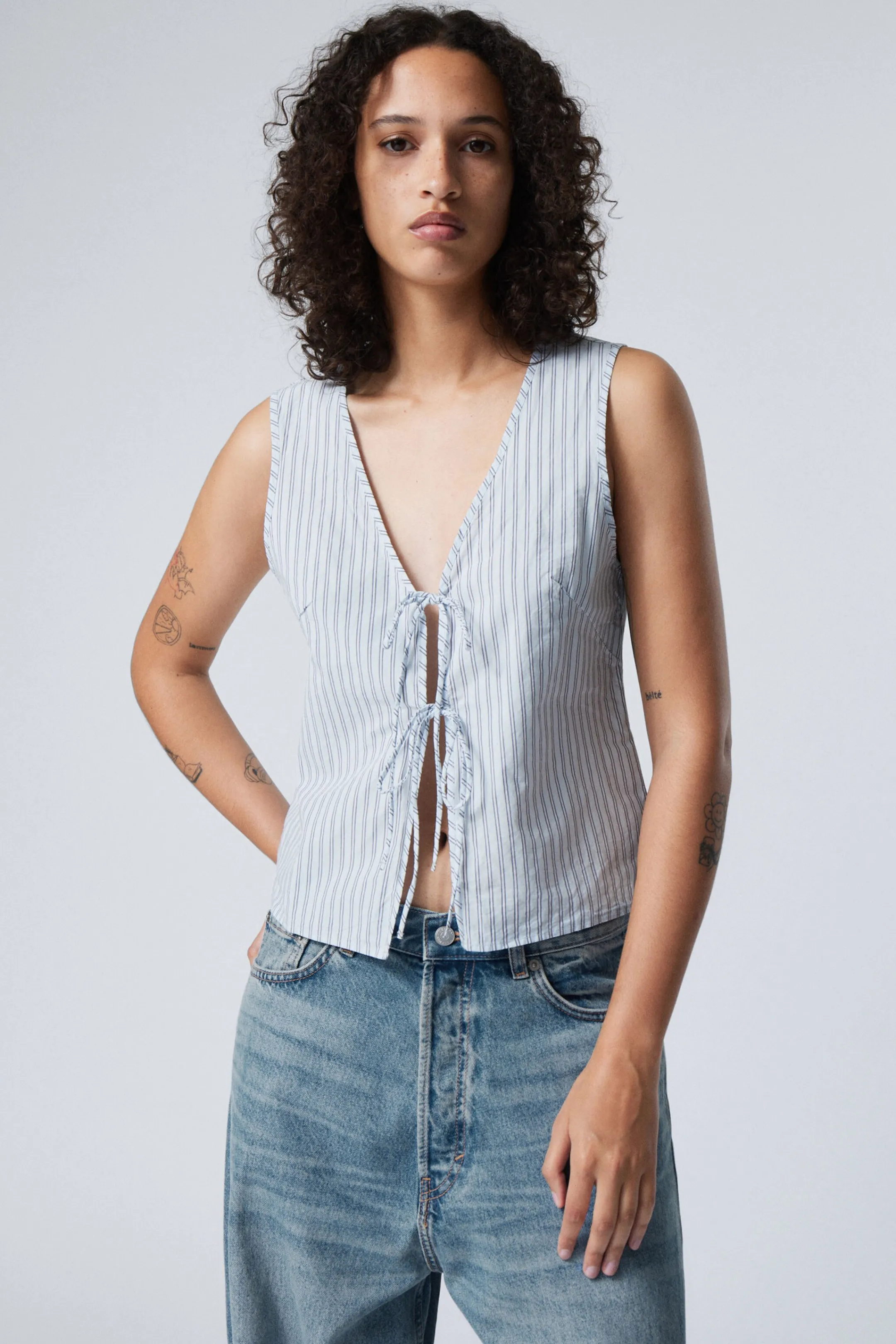 Weekday FITTED VEST TOP>Women Blouses & Shirts | Tops