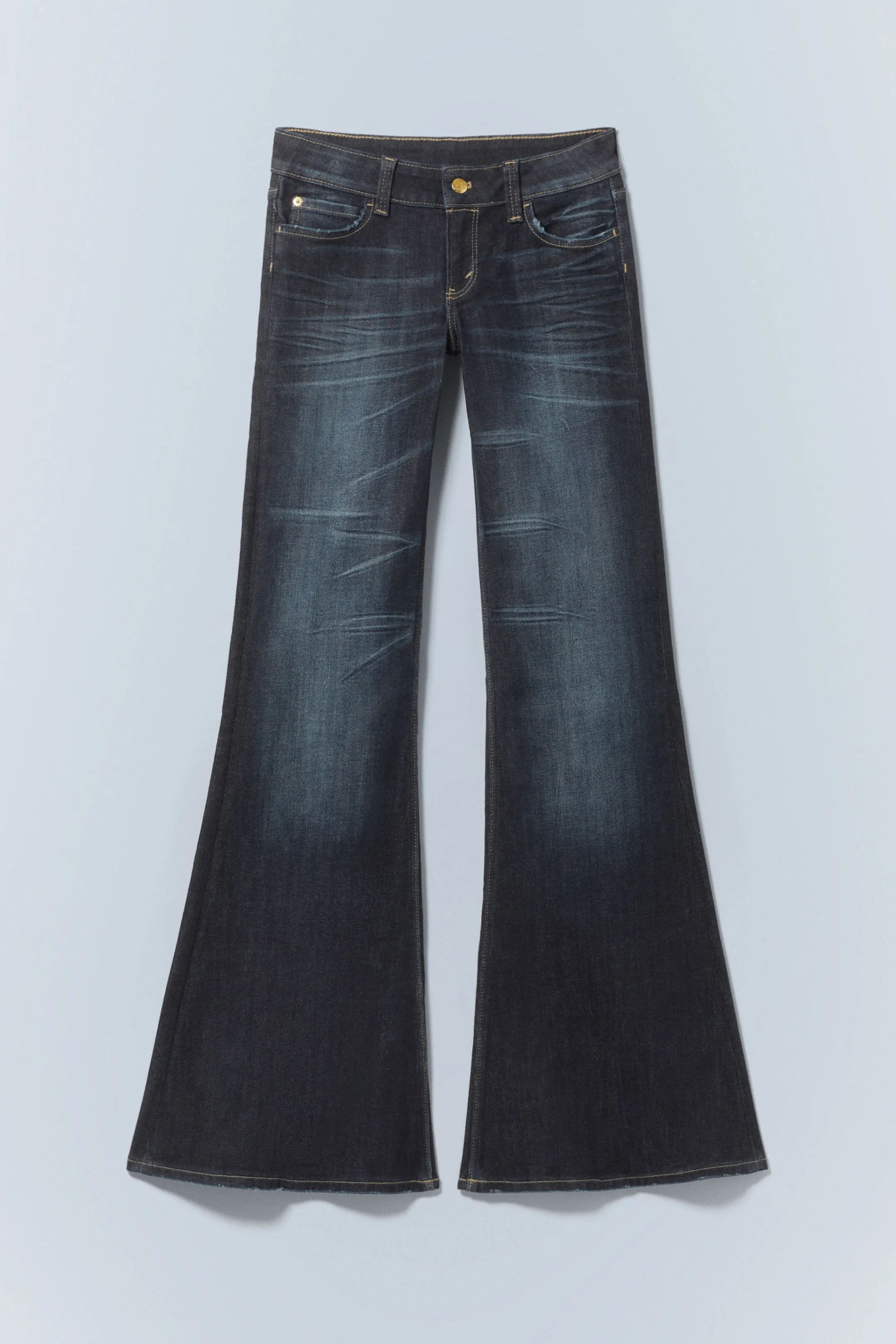 Weekday FLARE LOW WAIST FLARED SKINNY JEANS>Women Jeans