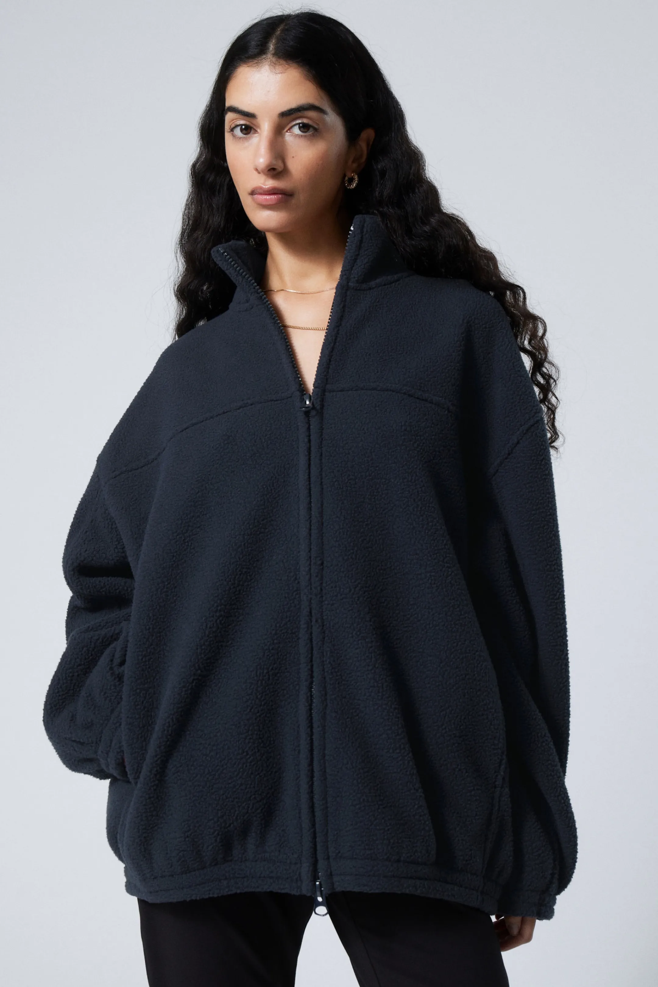 Weekday FLEECE ZIP JACKET>Women Sweatshirts | Jackets & Coats