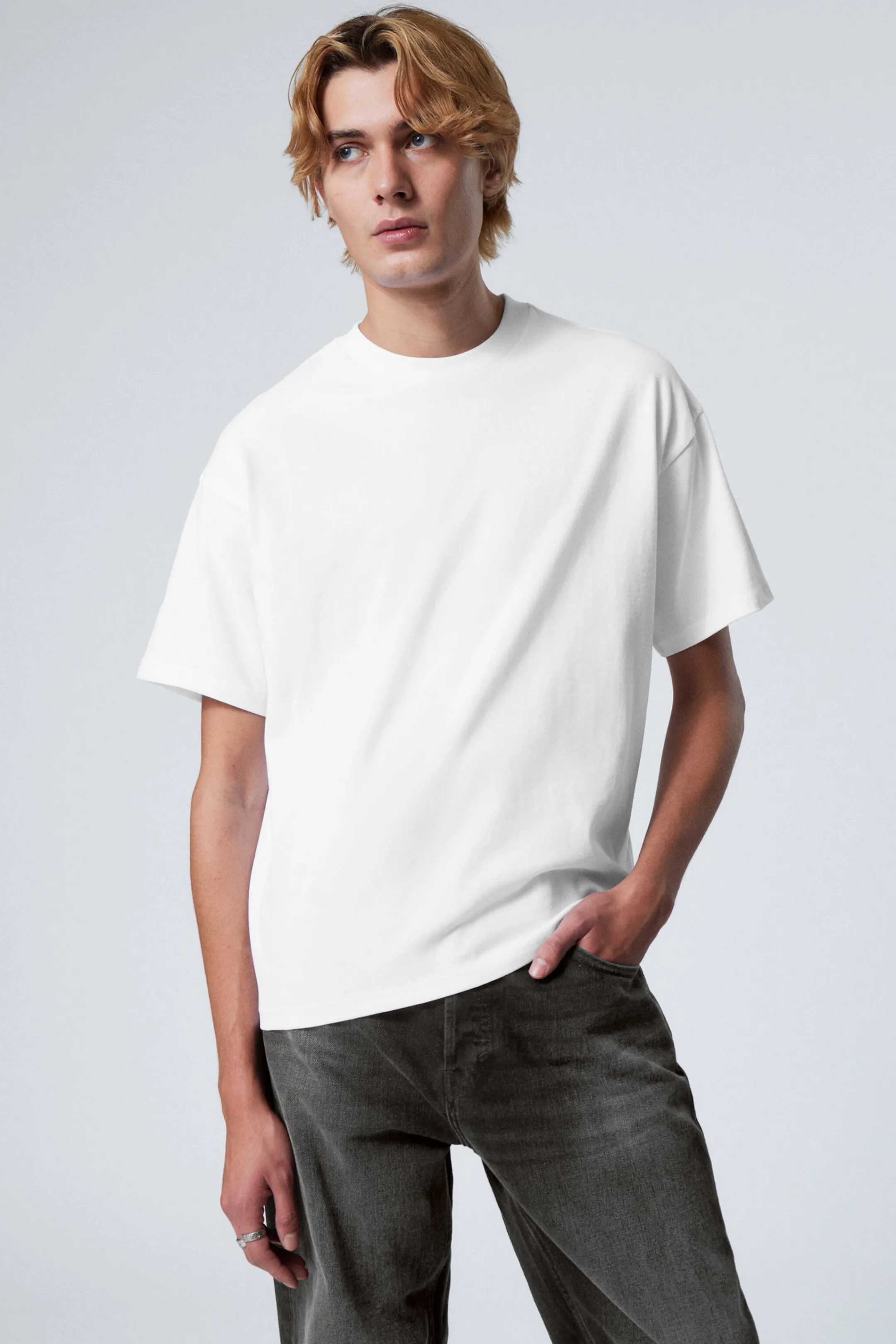 Weekday GREAT BOXY HEAVYWEIGHT T-SHIRT> Basics | T-Shirts & Tops