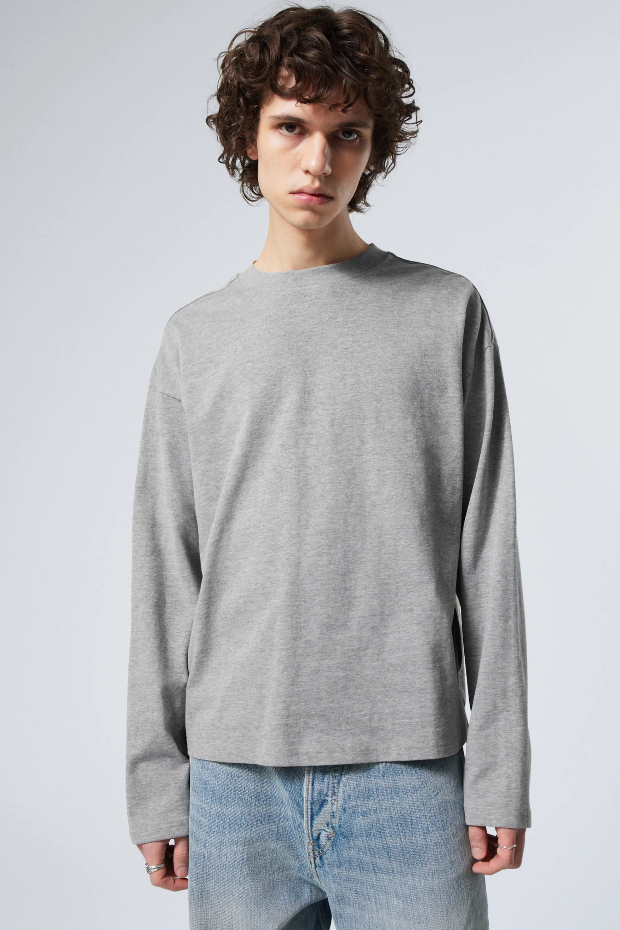 Weekday GREAT BOXY LONG SLEEVE T-SHIRT> Basics | T-Shirts & Tops