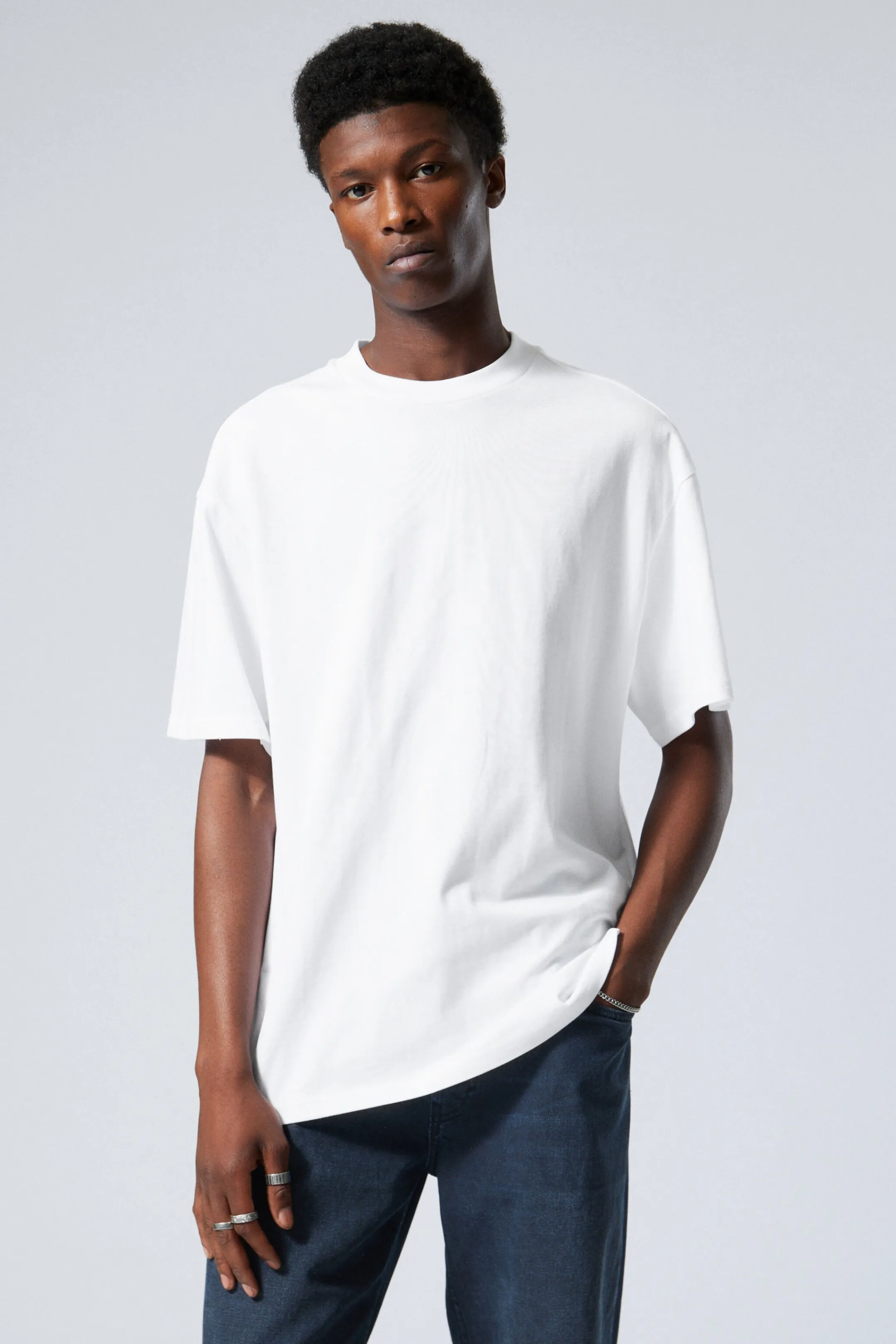 Weekday GREAT HEAVYWEIGHT T-SHIRT> Basics | T-Shirts & Tops