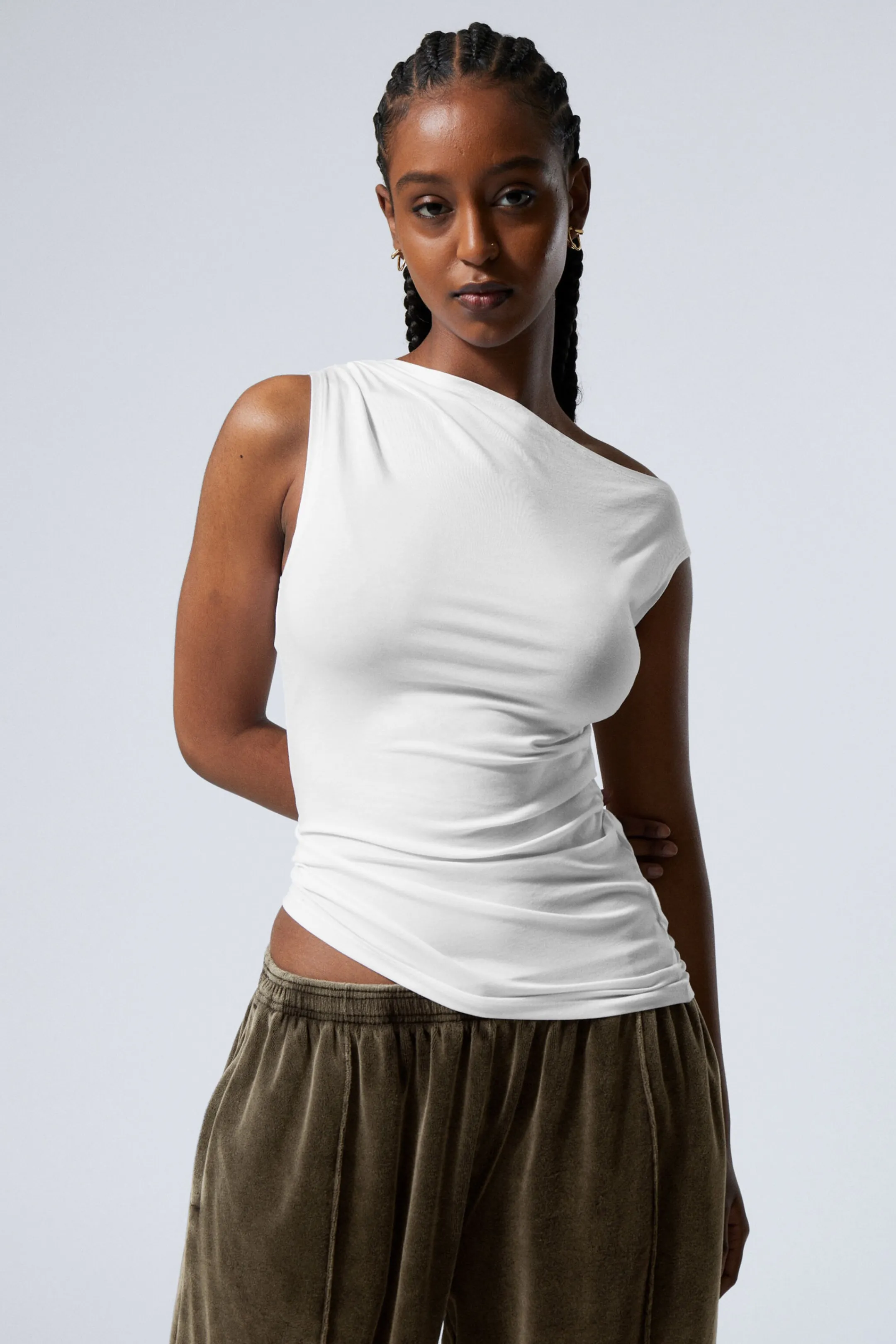 Weekday HERA DRAPE TOP>Women Tops