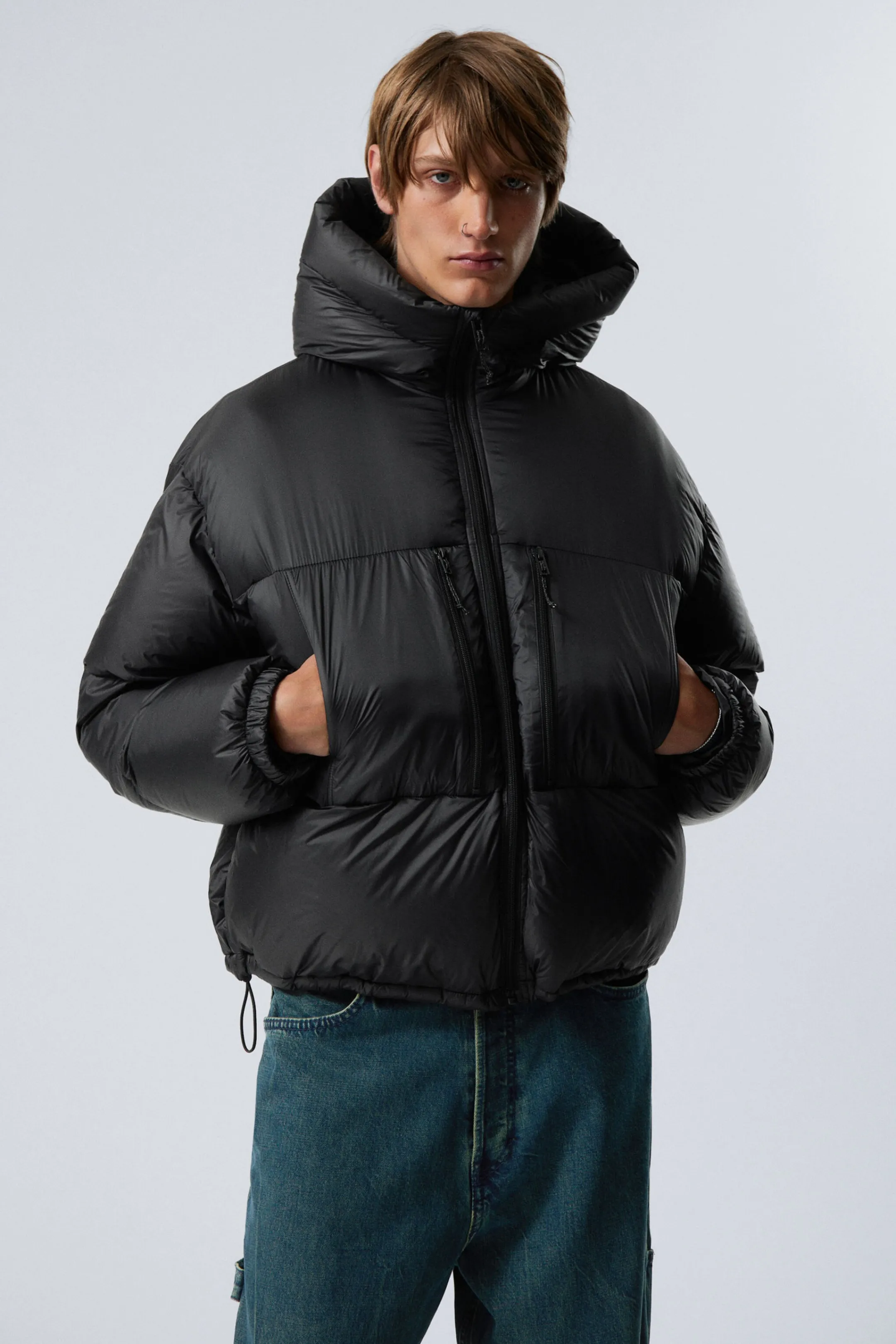 Weekday HOODED RECYCLED DOWN PUFFER JACKET> Jackets & Coats