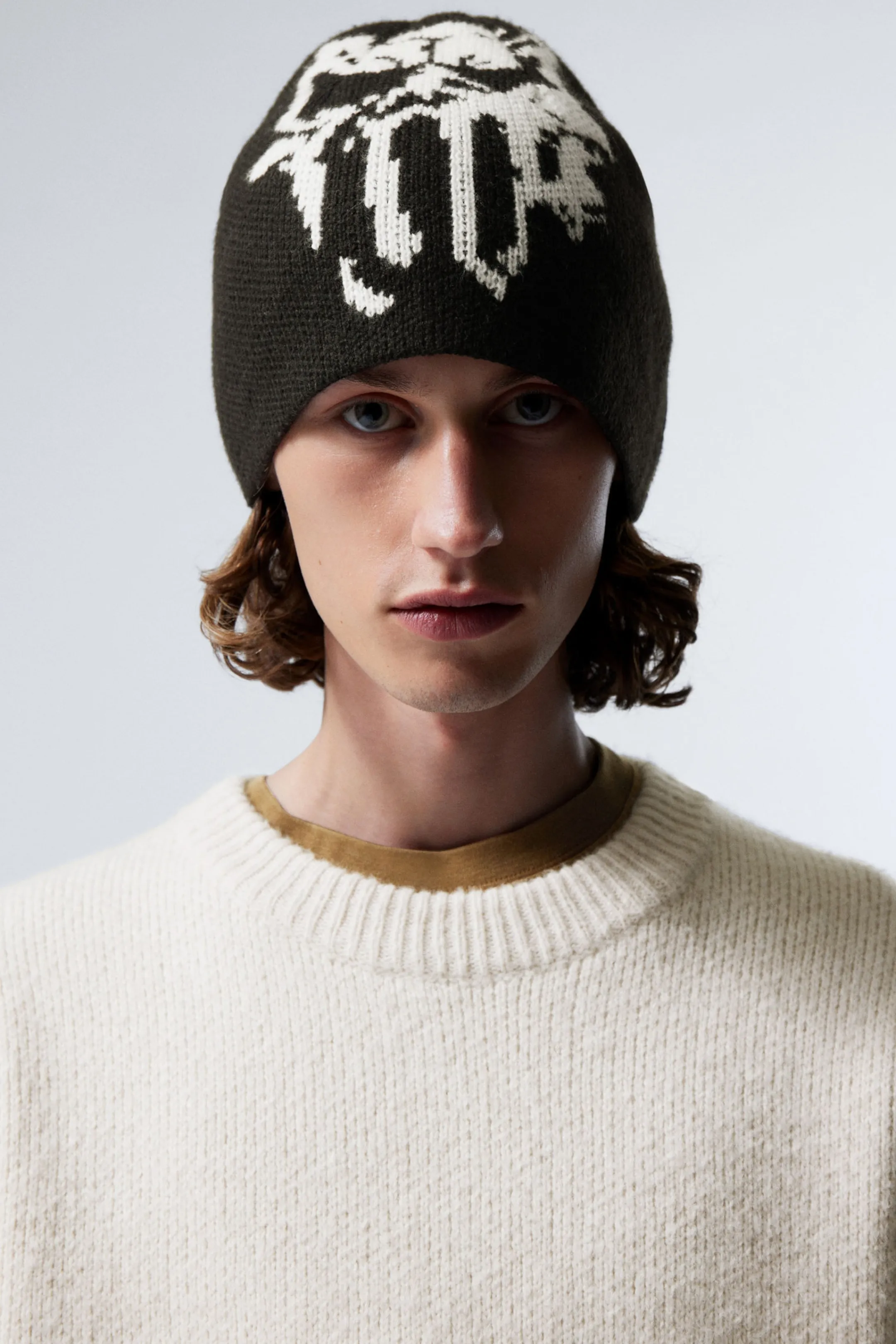 Weekday JACQUARD-KNIT BEANIE> Graphics