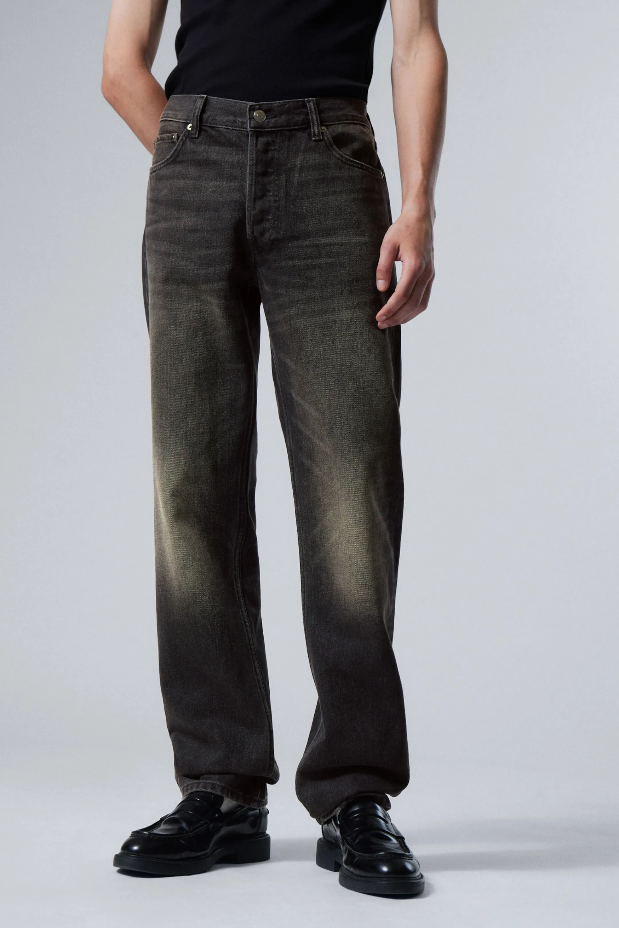 Weekday KLEAN REGULAR STRAIGHT LEG JEANS> Jeans