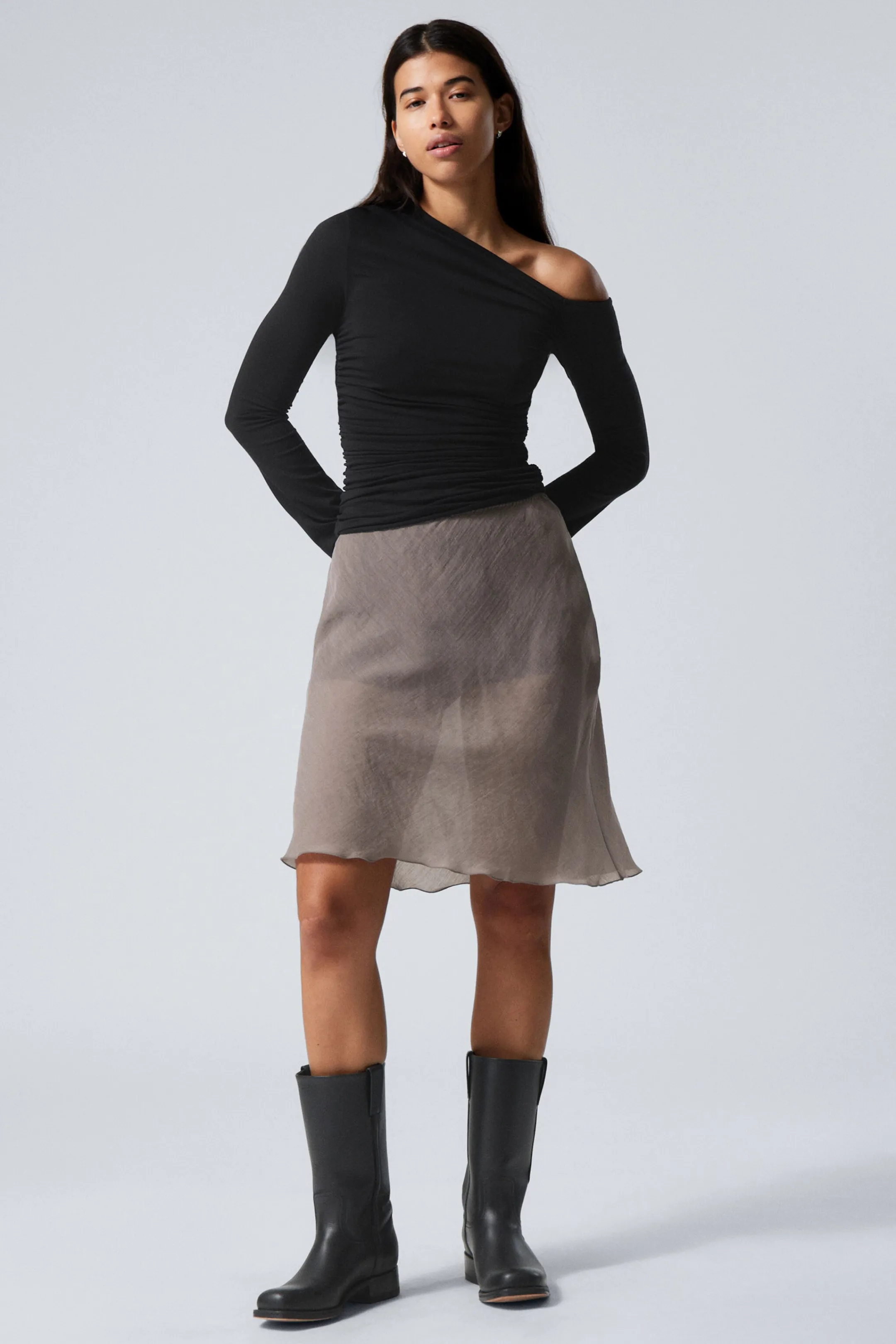 Weekday KNEE-LENGTH PULL-ON SKIRT>Women Skirts