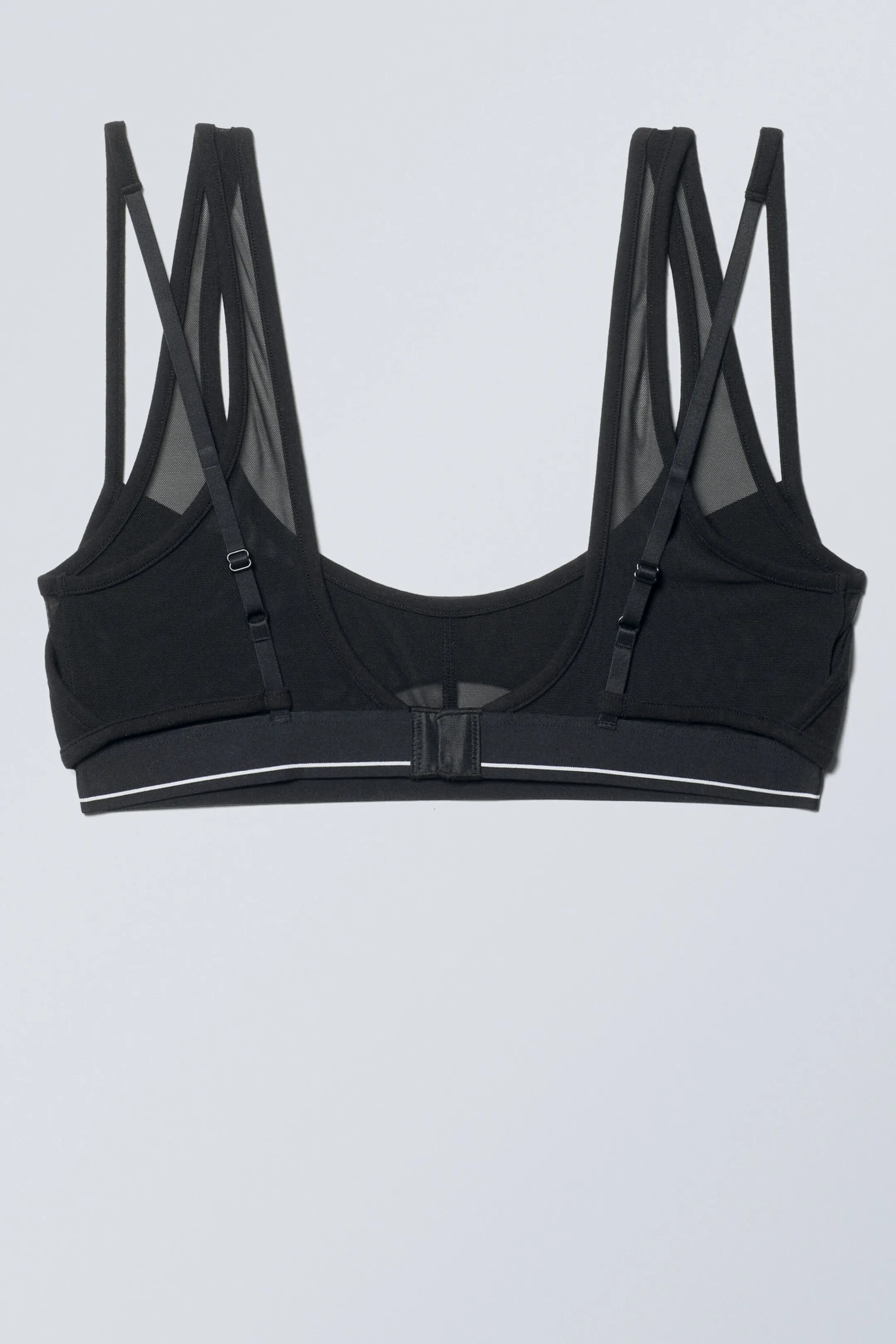 Weekday LAYERED COTTON MESH BRA>Women Underwear