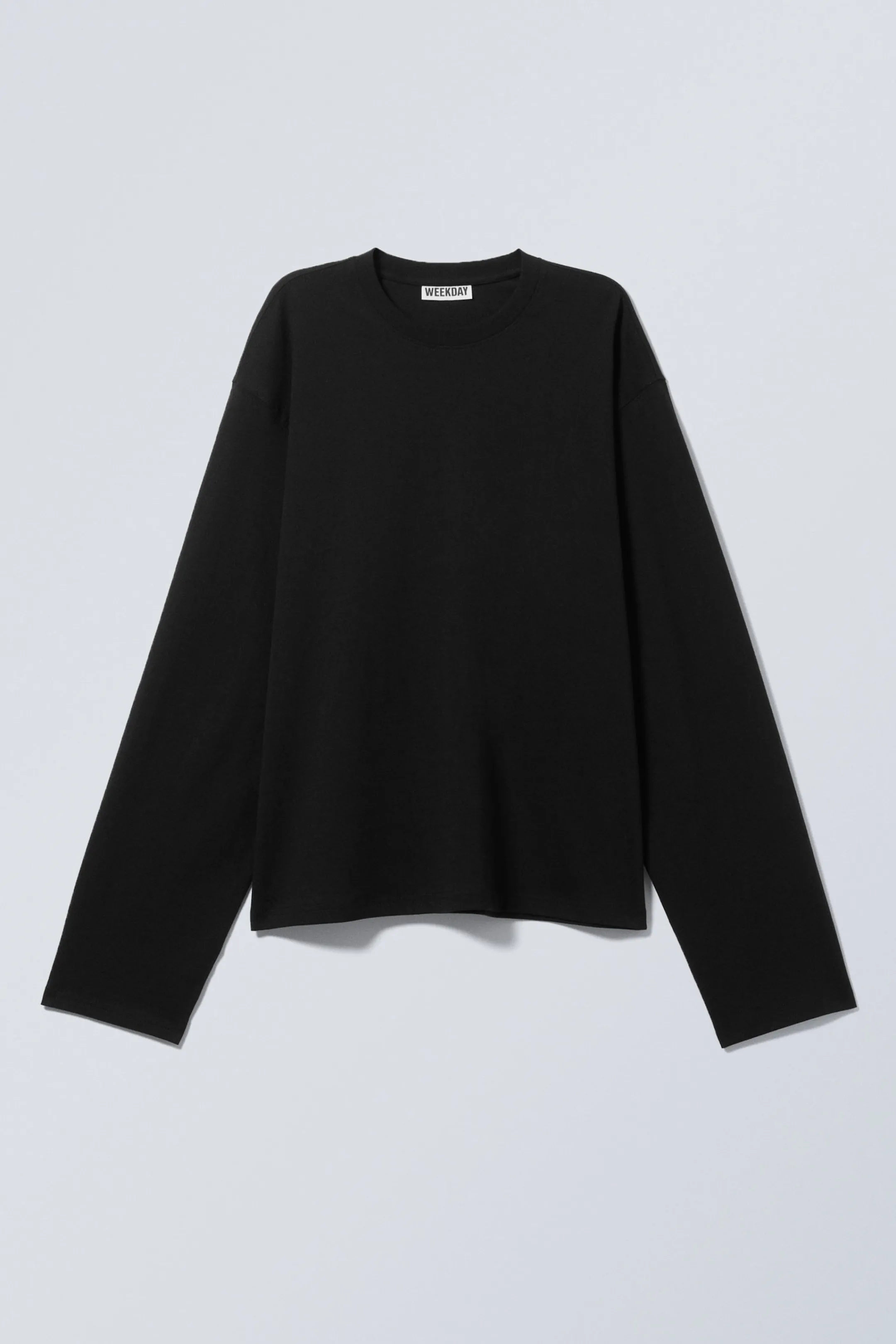 Weekday LONG-SLEEVED BOXY COTTON T-SHIRT>Women Basics | Tops