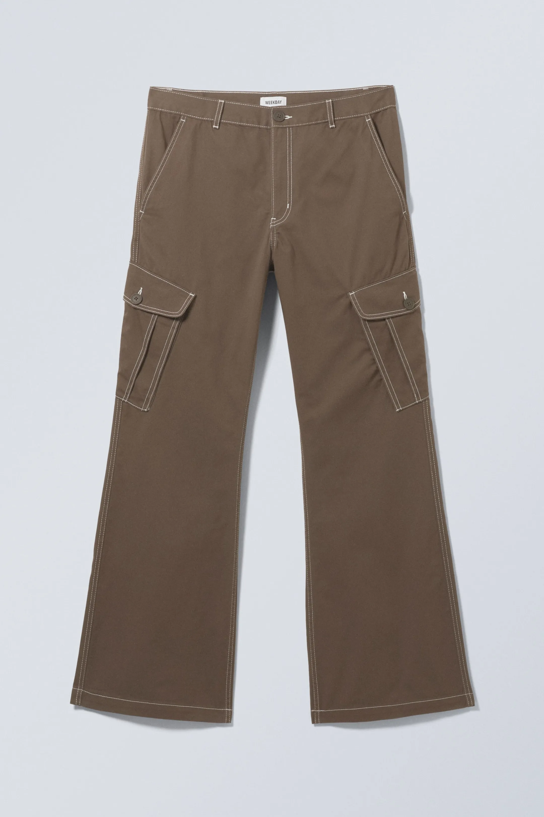 Weekday LOOSE BOOTCUT CARGO TROUSERS> Trousers