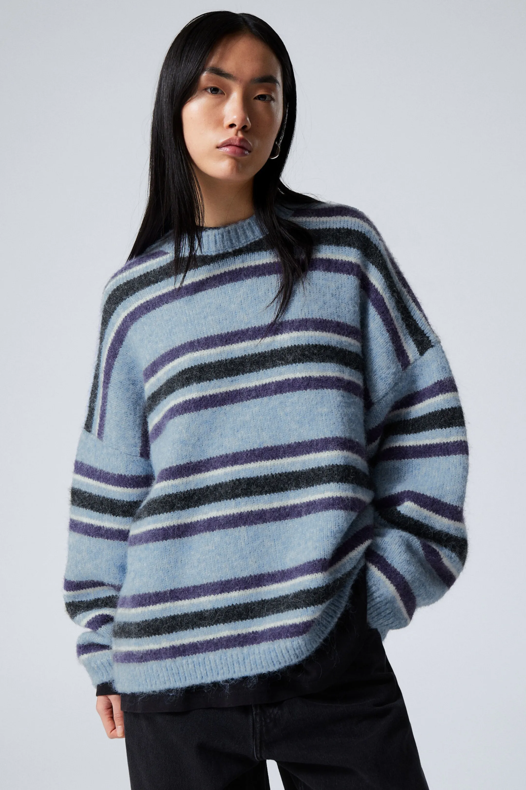 Weekday LOOSE GRAPHIC KNITTED SWEATER>Women Knitwear