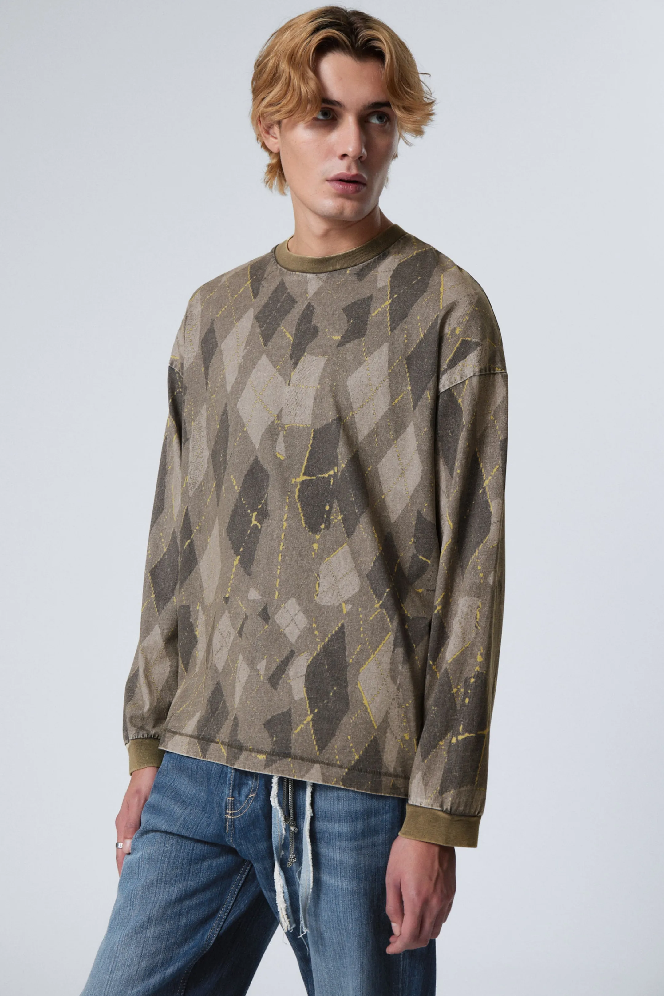 Weekday LOOSE GRAPHIC LONG SLEEVE T-SHIRT> T-Shirts & Tops