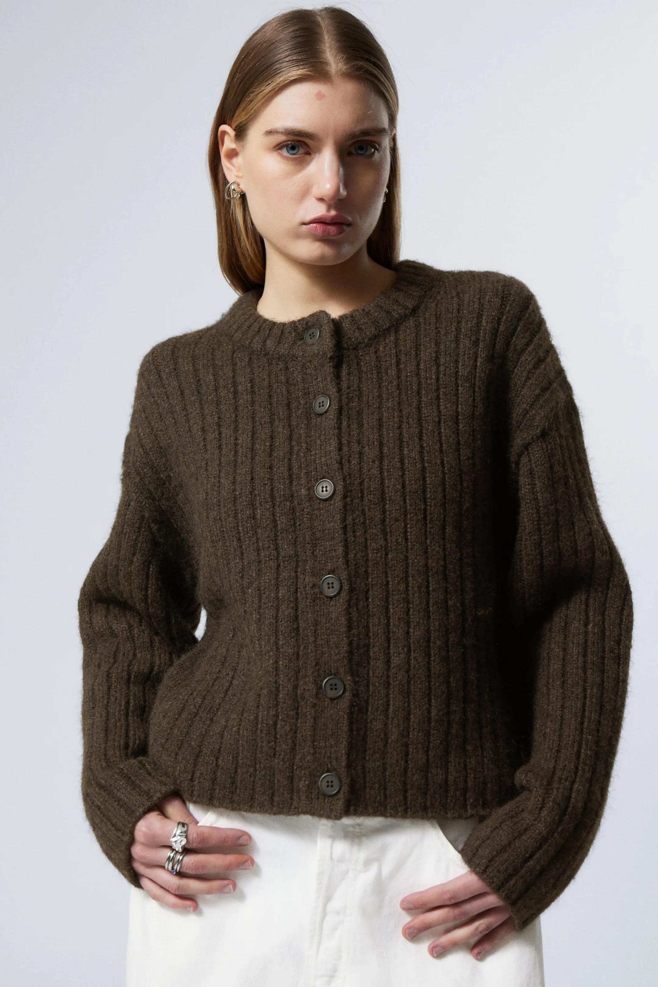 Weekday LOOSE KNITTED CARDIGAN>Women Knitwear