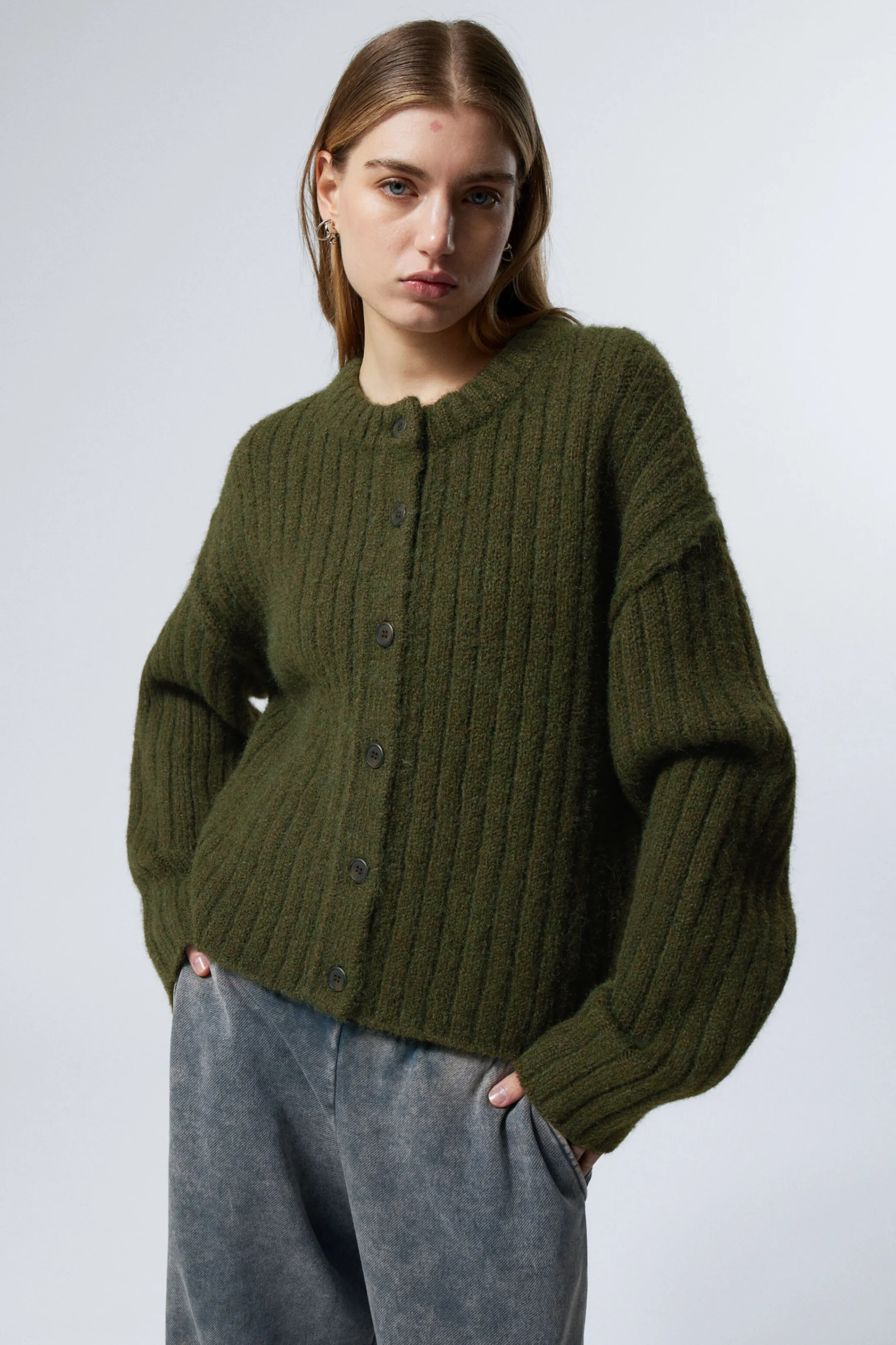 Weekday LOOSE KNITTED CARDIGAN>Women Knitwear