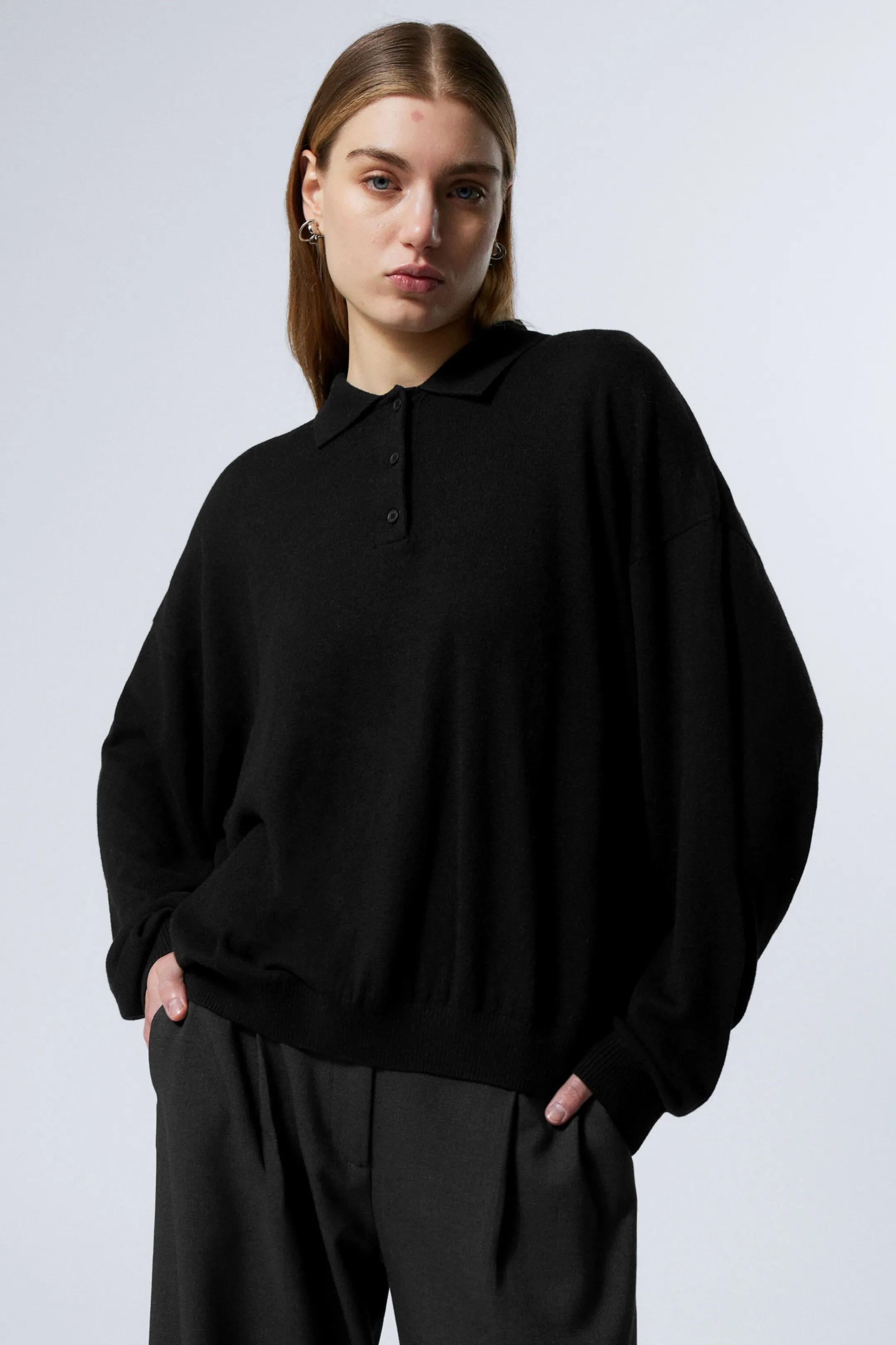 Weekday LOOSE KNITTED PIQUE SWEATER>Women Knitwear