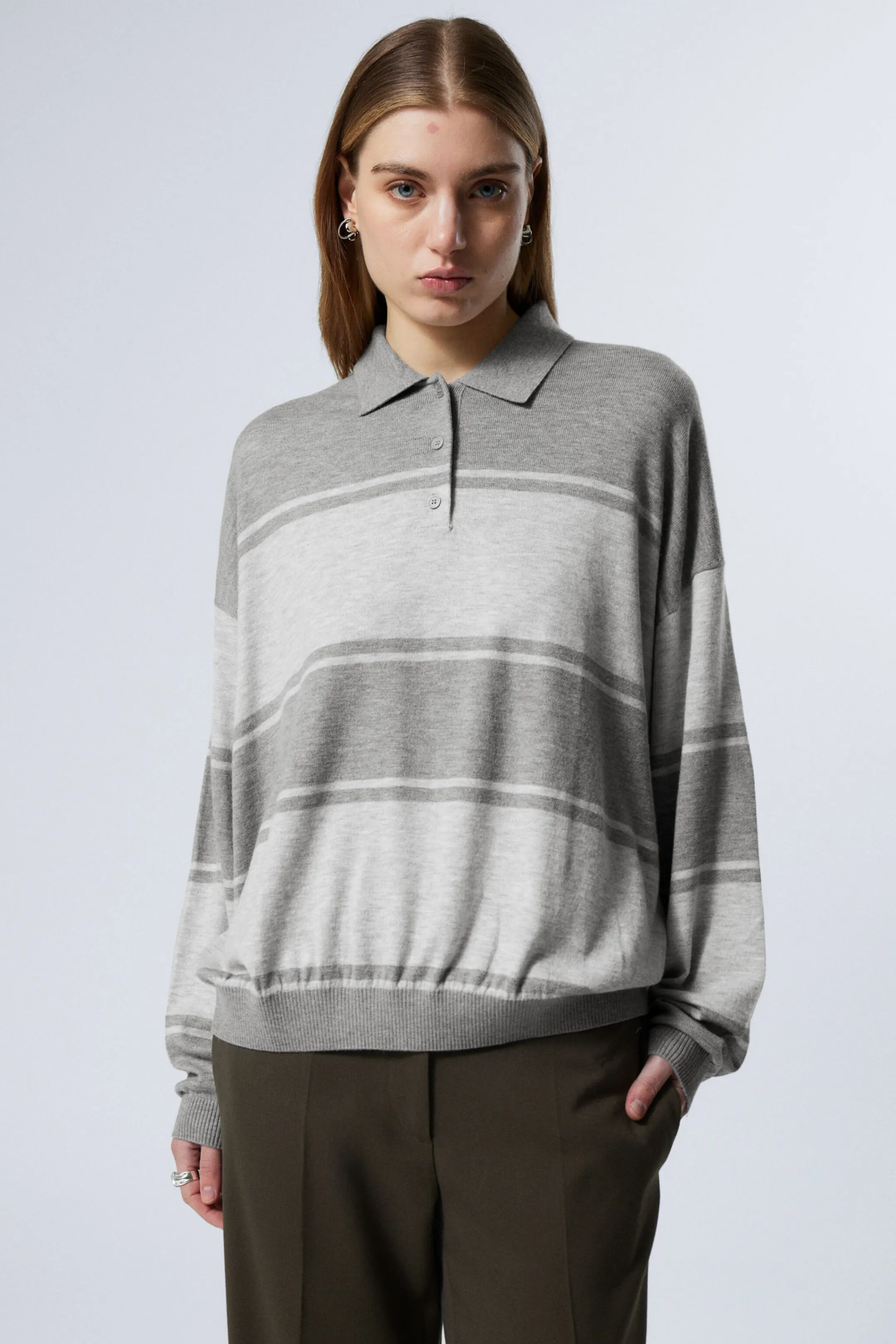 Weekday LOOSE KNITTED PIQUE SWEATER>Women Knitwear