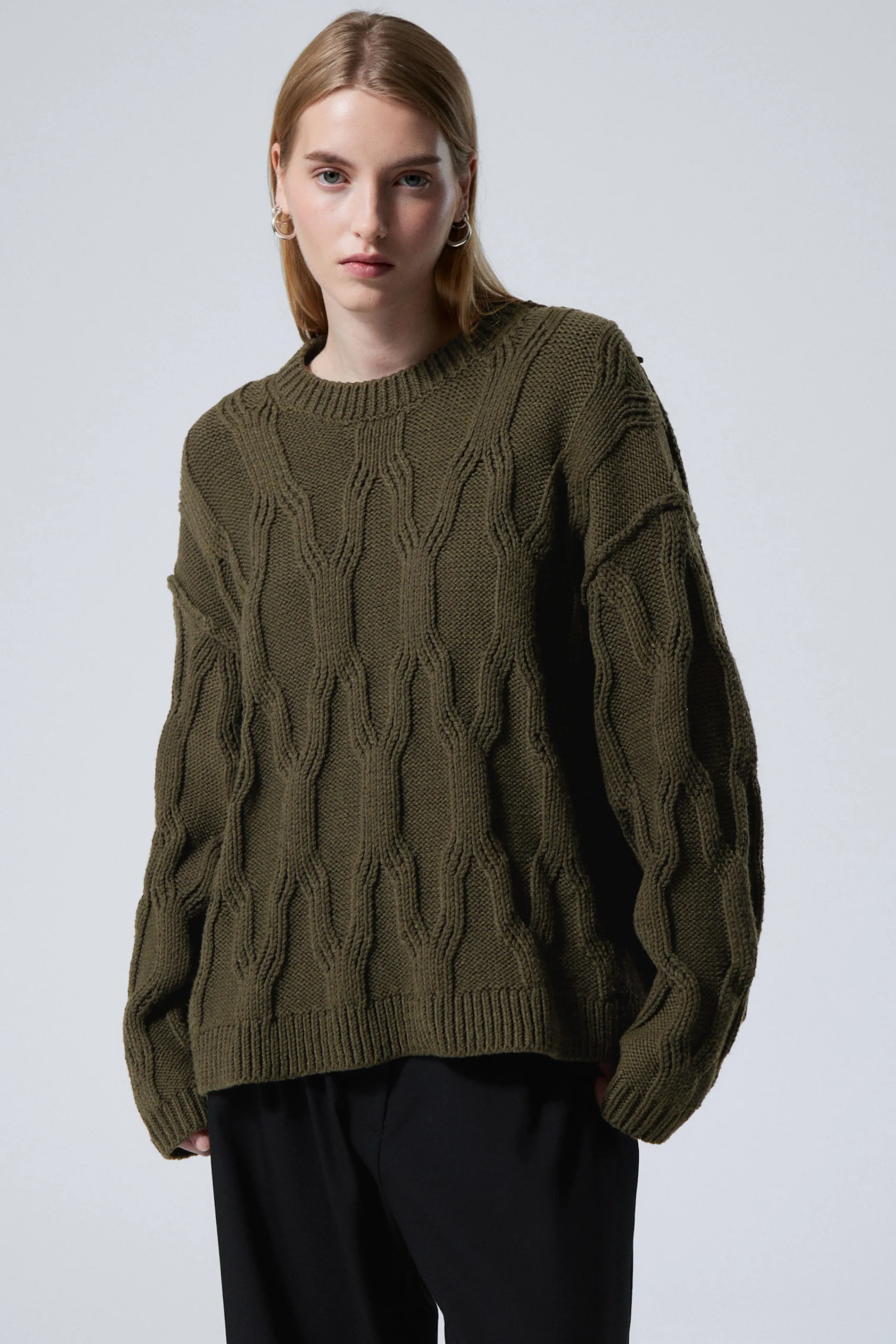 Weekday LOOSE KNITTED STRUCTURED SWEATER>Women Knitwear