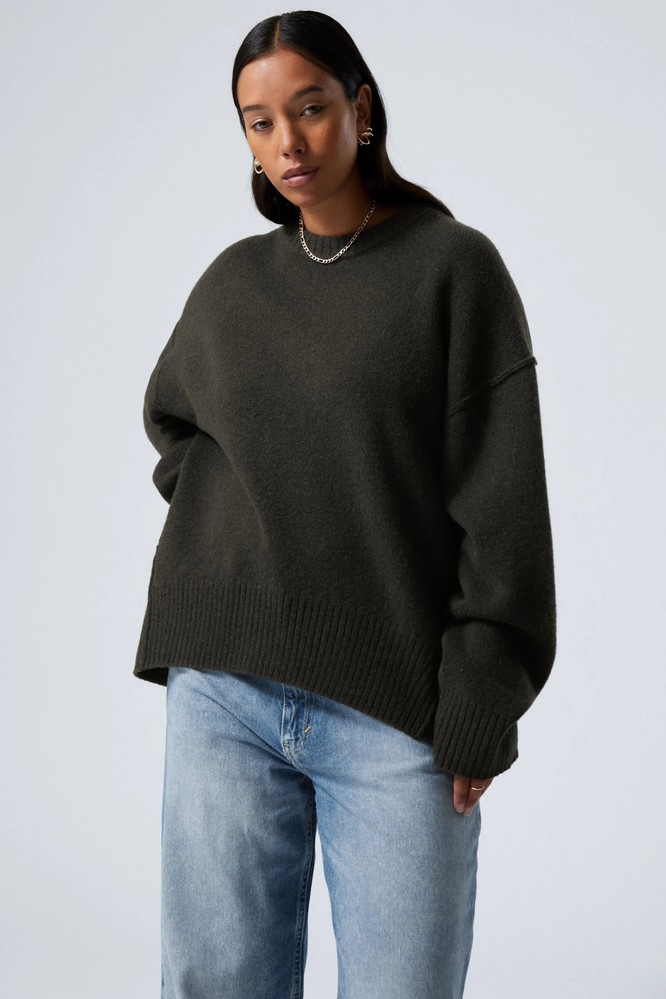 Weekday LOOSE KNITTED WOOL SWEATER>Women Knitwear