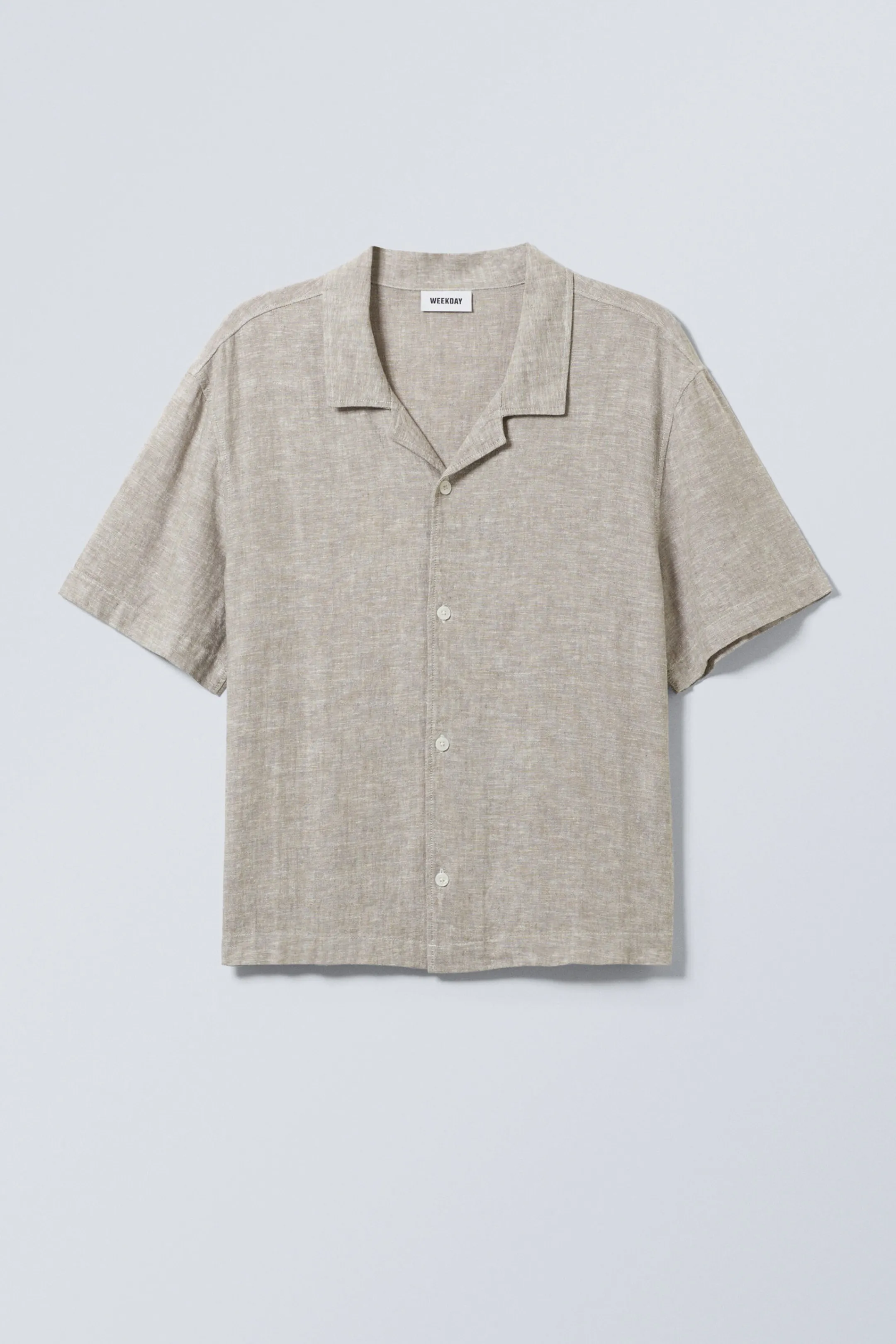 Weekday LOOSE SHORT SLEEVE LINEN BLEND SHIRT> Shirts