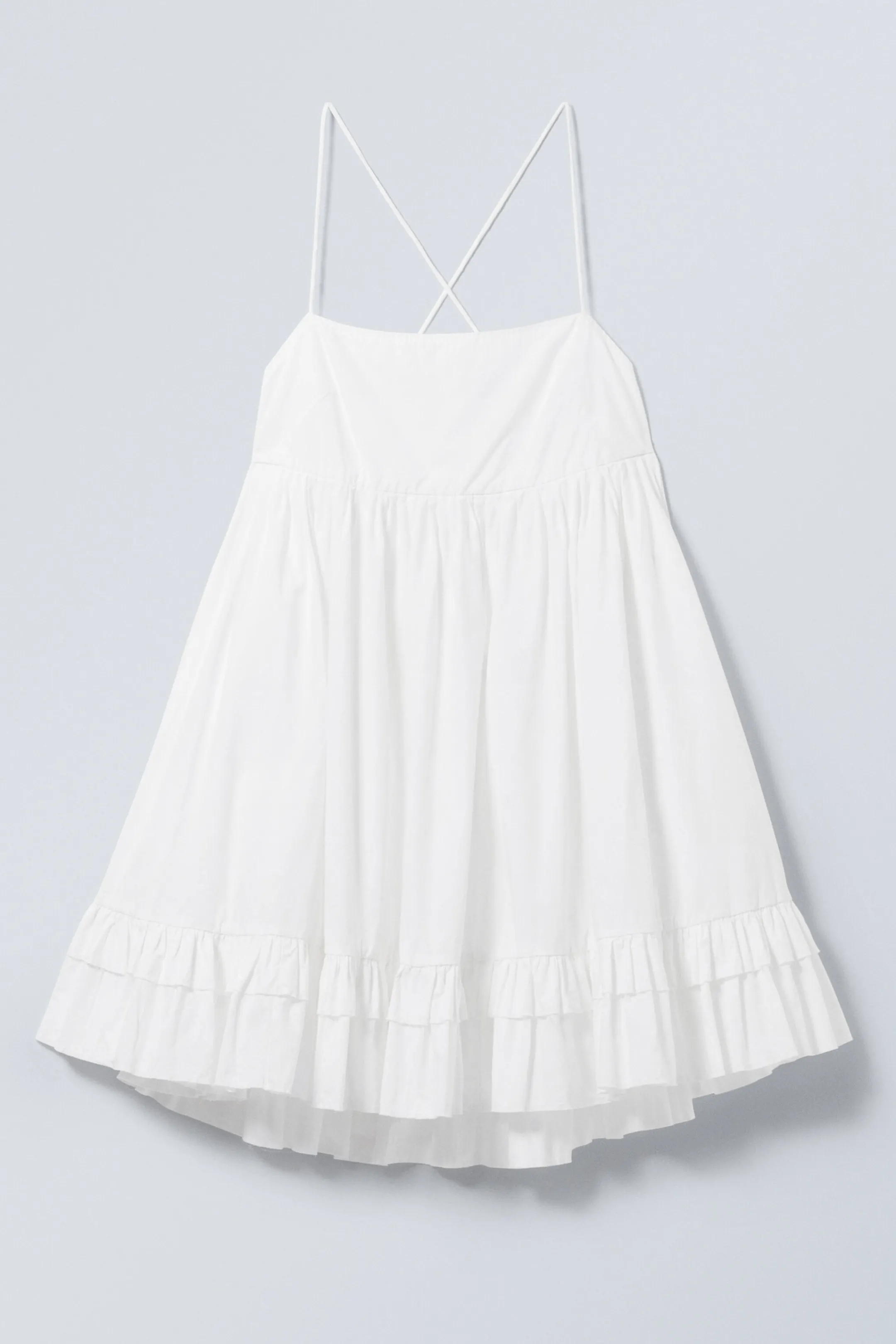 Weekday MINI POPLIN STRAP DRESS>Women Dresses