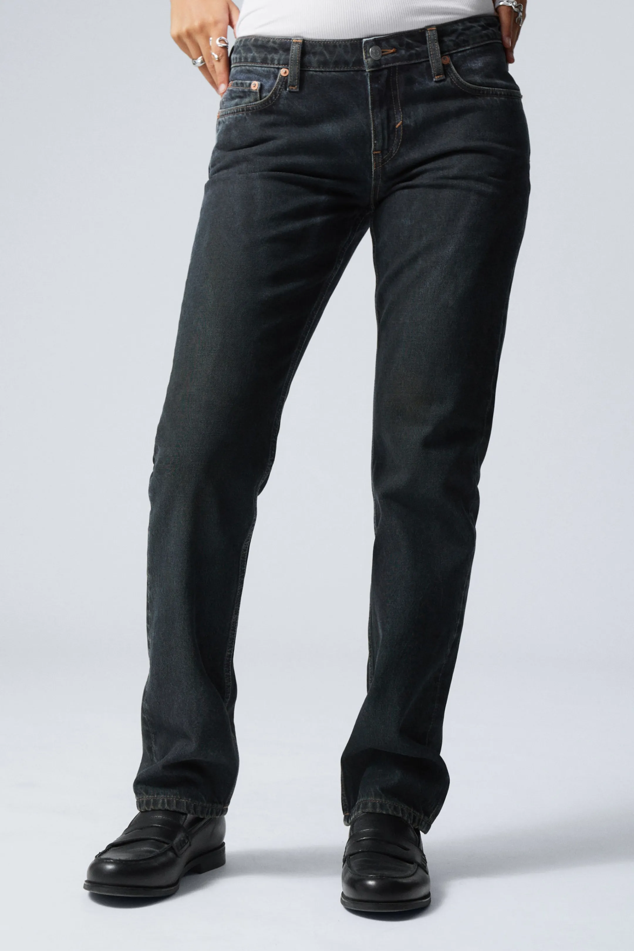 Weekday NAIL LOW RISE SLIM STRAIGHT LEG JEANS>Women Jeans