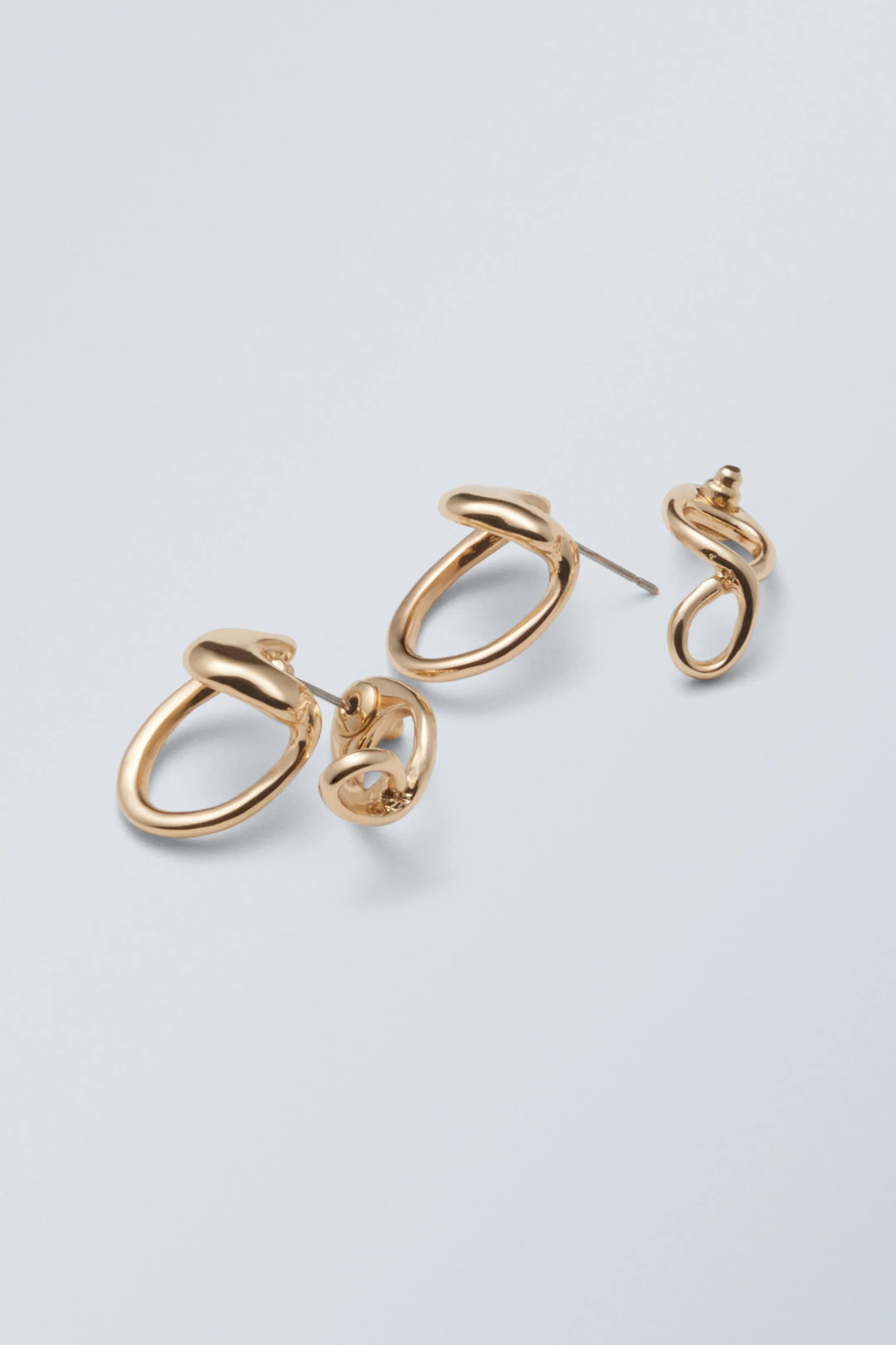 Weekday ORGANIC-SHAPED PIN EARRINGS>Women Jewellery