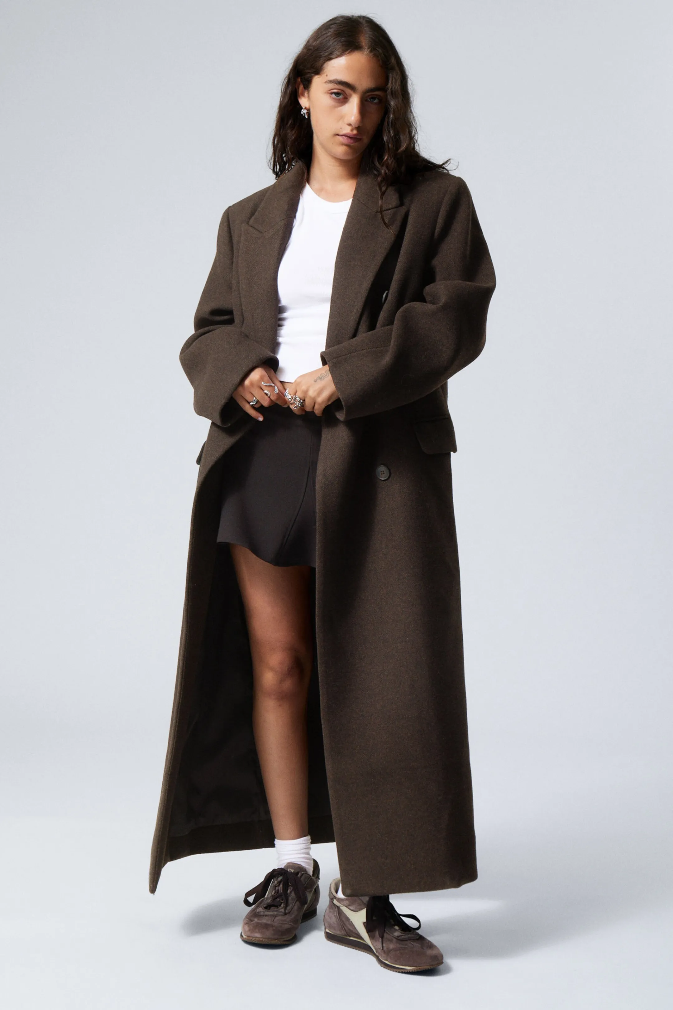 Weekday OVERSIZED DOUBLE-BREASTED WOOL-BLEND COAT>Women Jackets & Coats