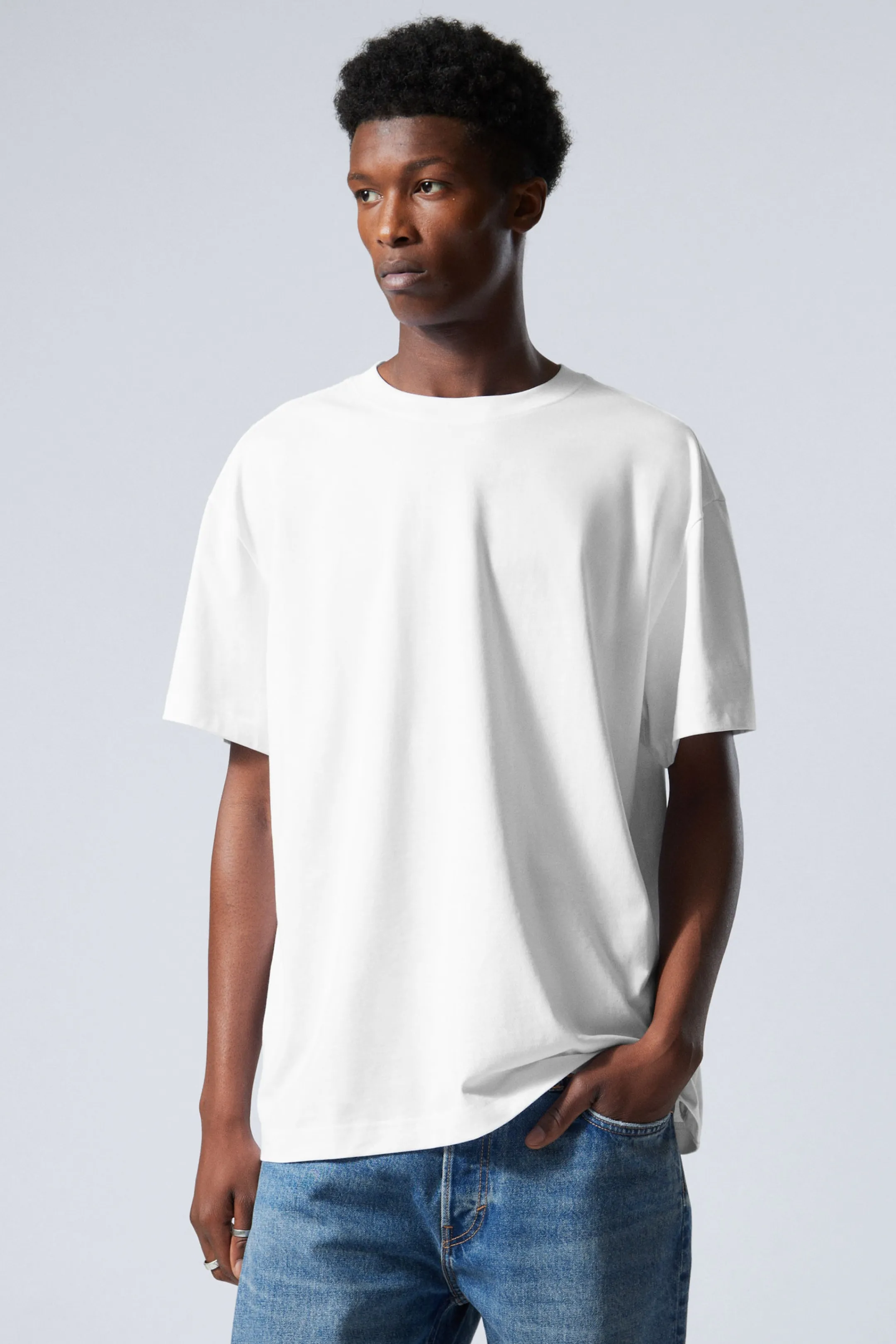 Weekday OVERSIZED HEAVYWEIGHT T-SHIRT> Basics | T-Shirts & Tops