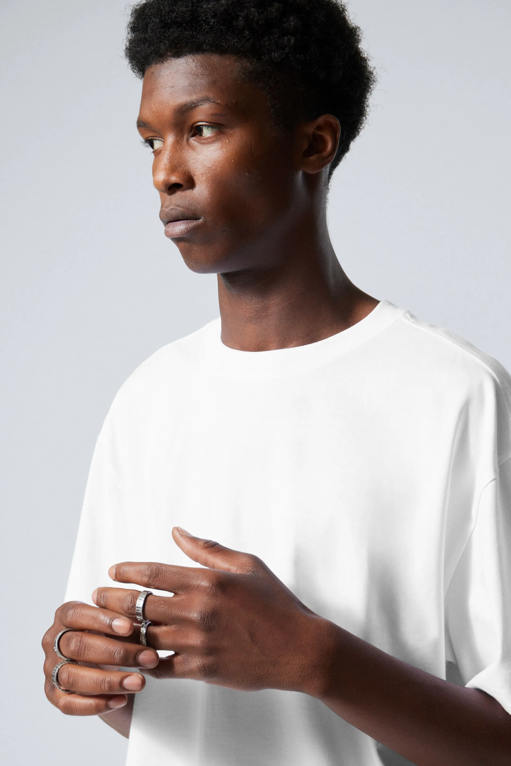 Weekday OVERSIZED HEAVYWEIGHT T-SHIRT> Basics | T-Shirts & Tops