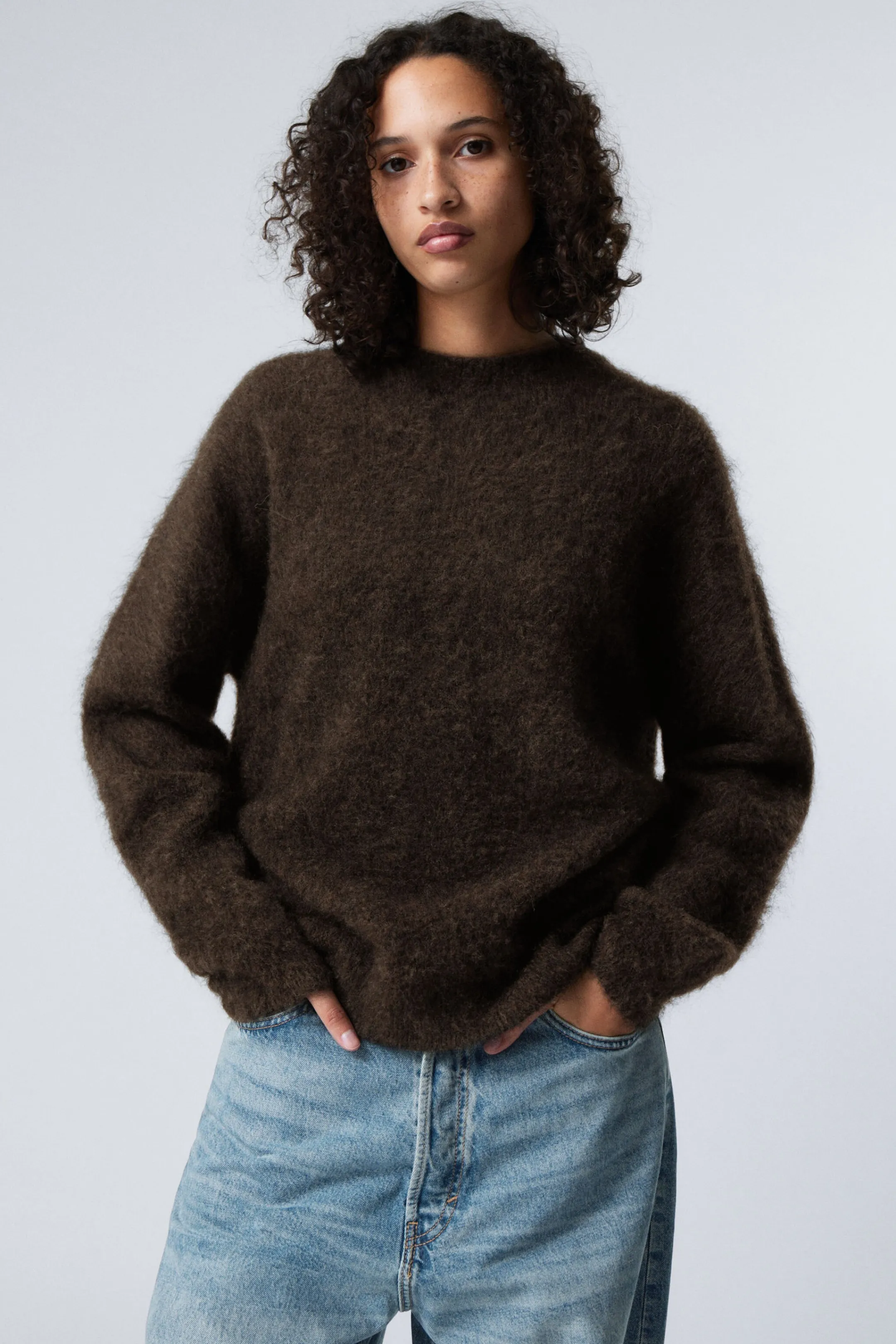 Weekday OVERSIZED KNITTED MOHAIR BLEND SWEATER>Women Knitwear