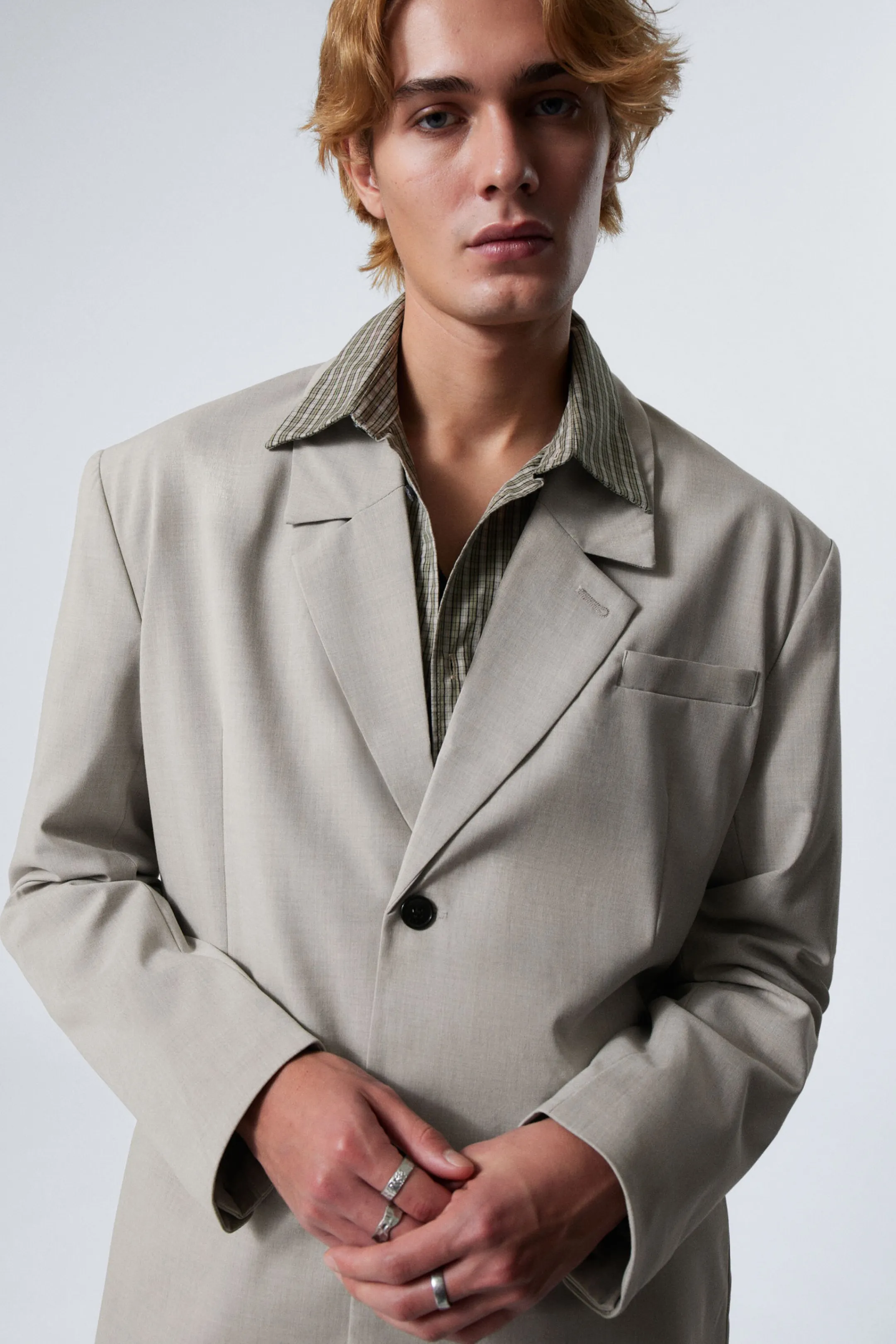 Weekday OVERSIZED SINGLE BREASTED BLAZER> Jackets & Coats