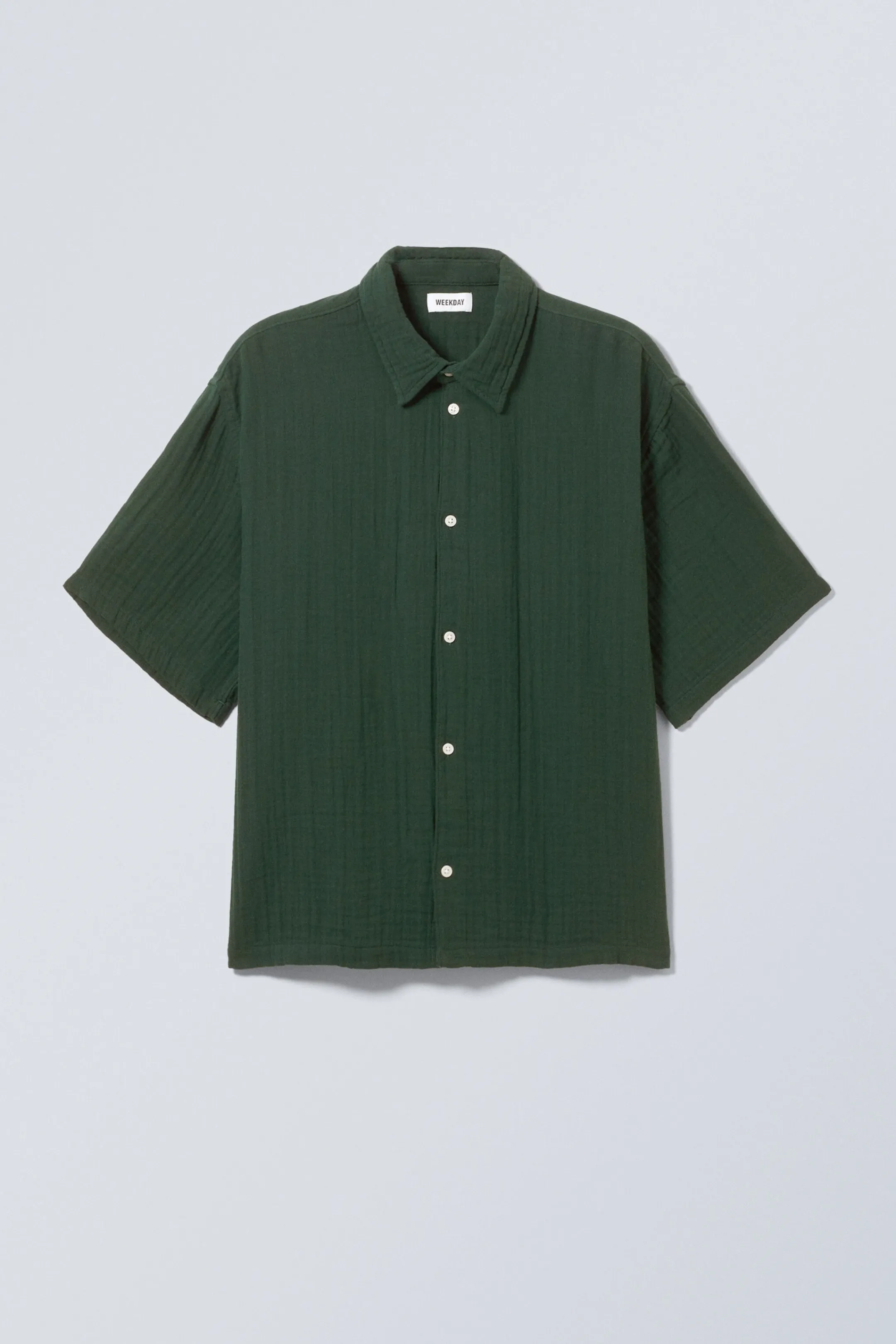 Weekday OVERSIZED STRUCTURED SHORT SLEEVE SHIRT> Shirts