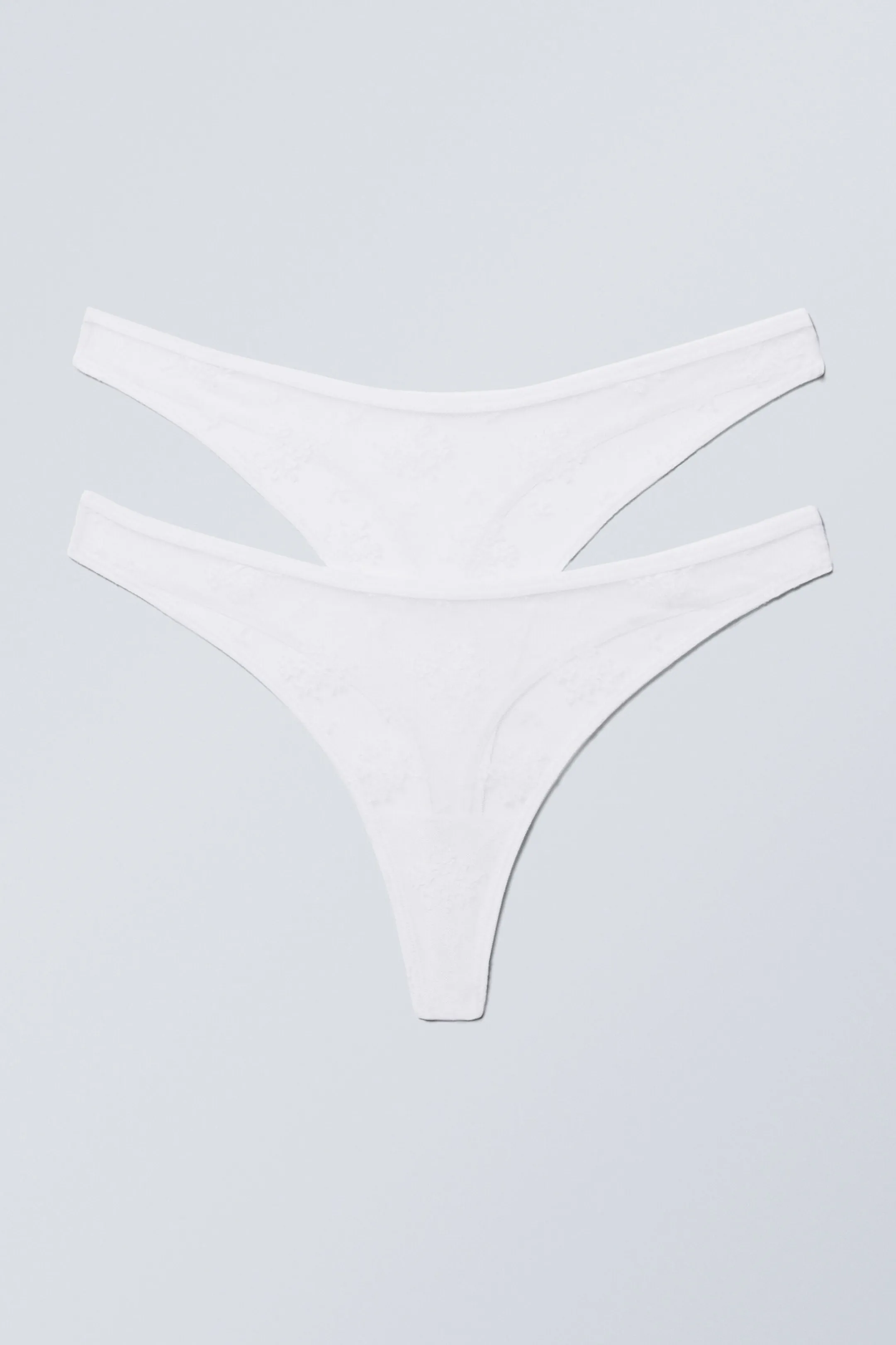 Weekday 2-PACK ASH LACE THONG>Women Underwear