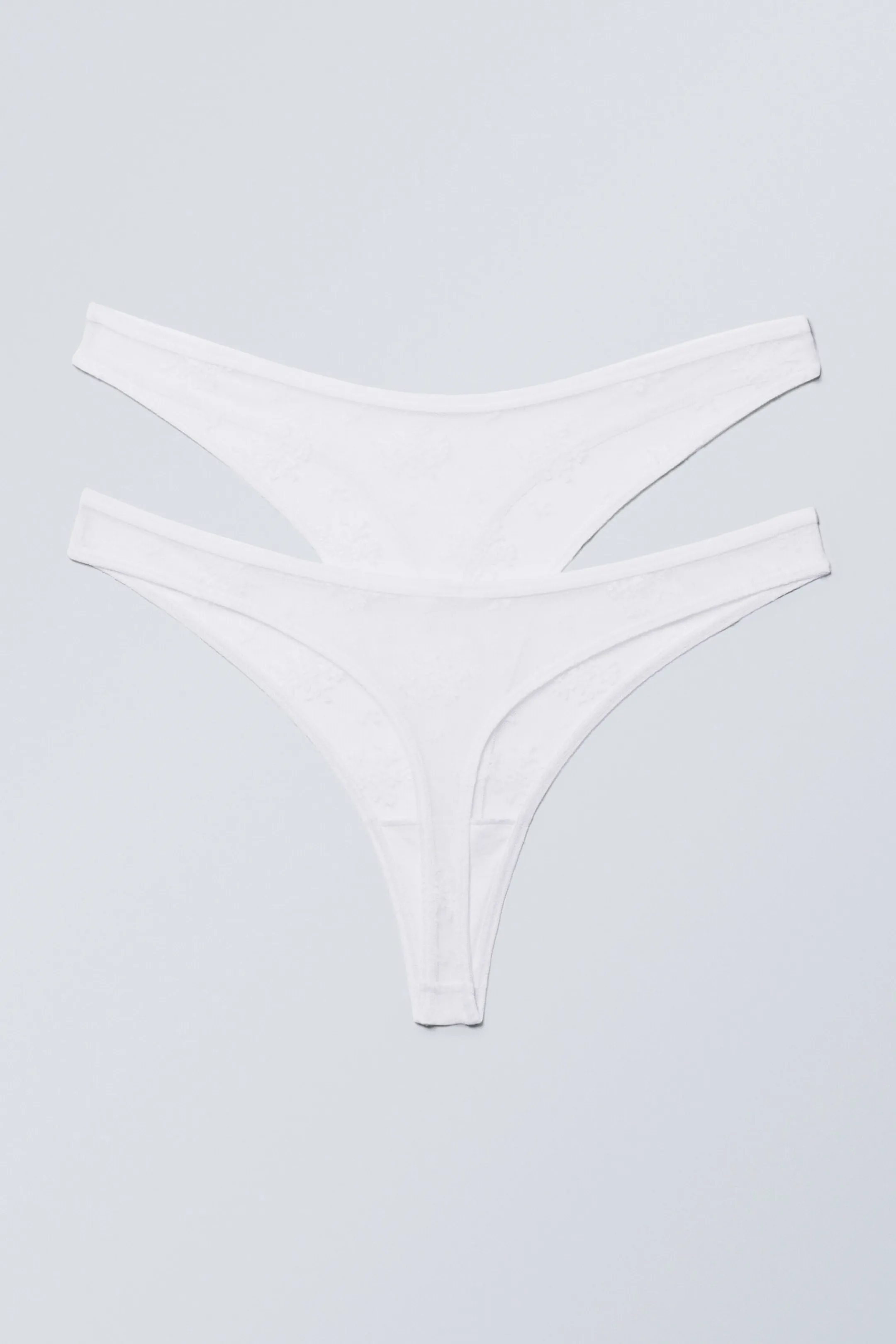 Weekday 2-PACK ASH LACE THONG>Women Underwear