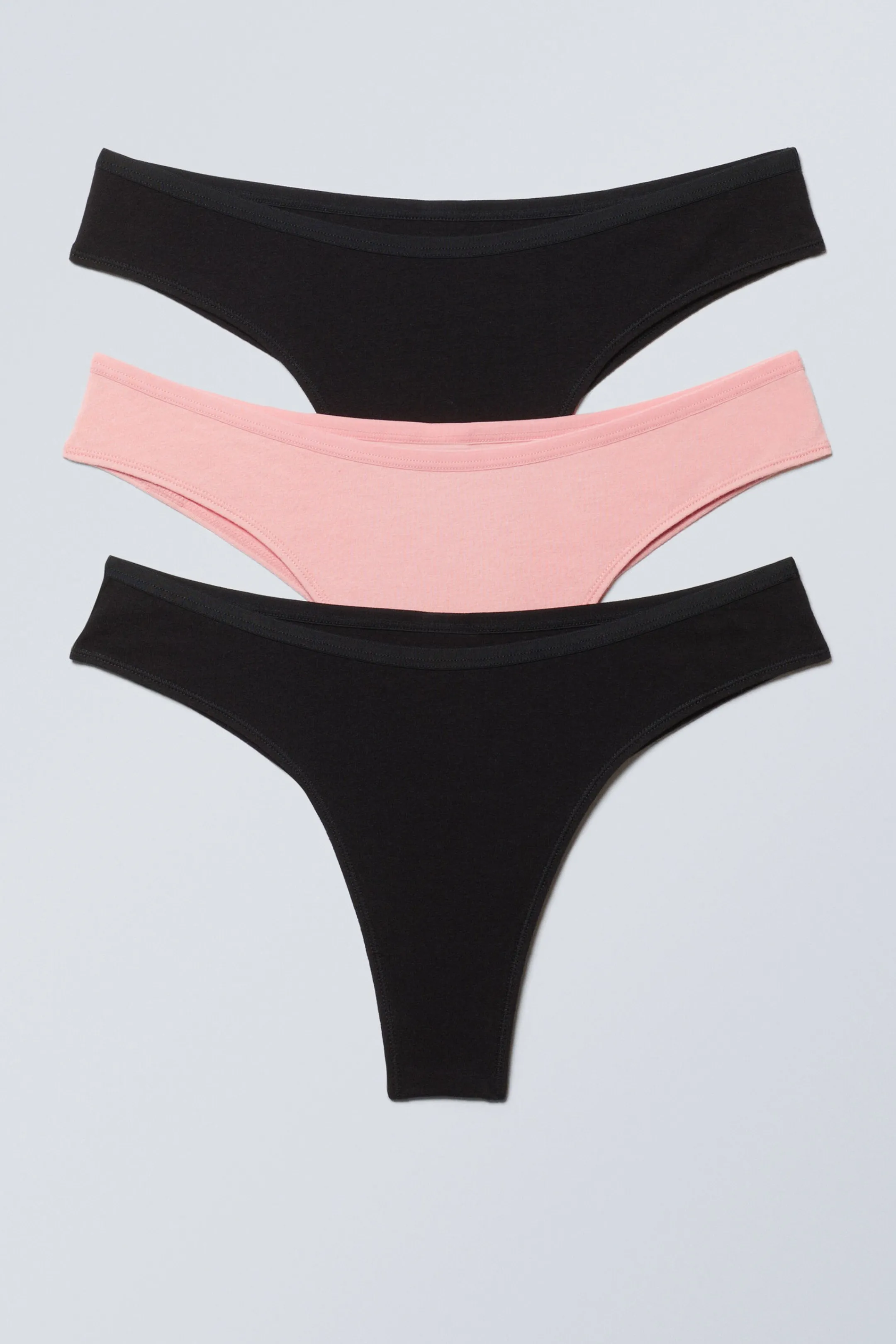 Weekday 3-PACK INEZ BRAZILIAN COTTON BRIEFS>Women Underwear