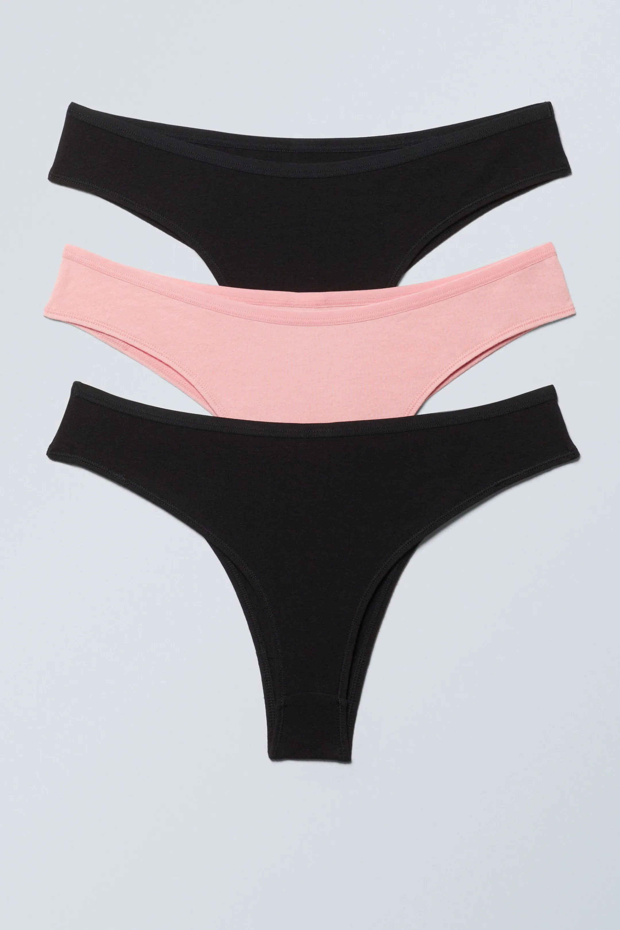 Weekday 3-PACK INEZ BRAZILIAN COTTON BRIEFS>Women Underwear