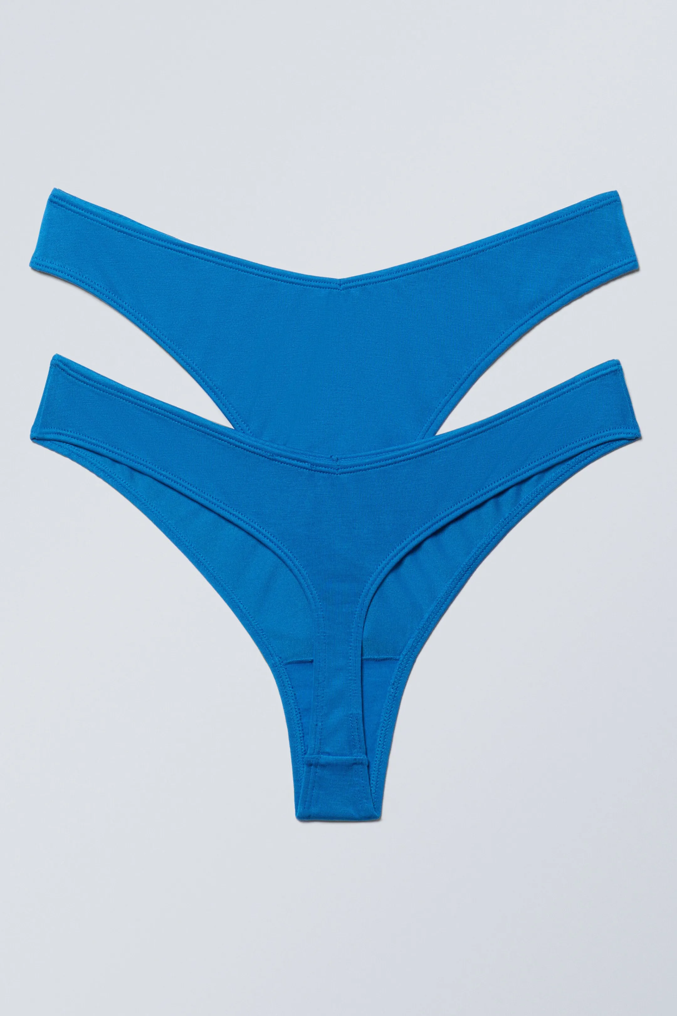 Weekday 2-PACK LOW WAIST MODAL THONGS>Women Underwear