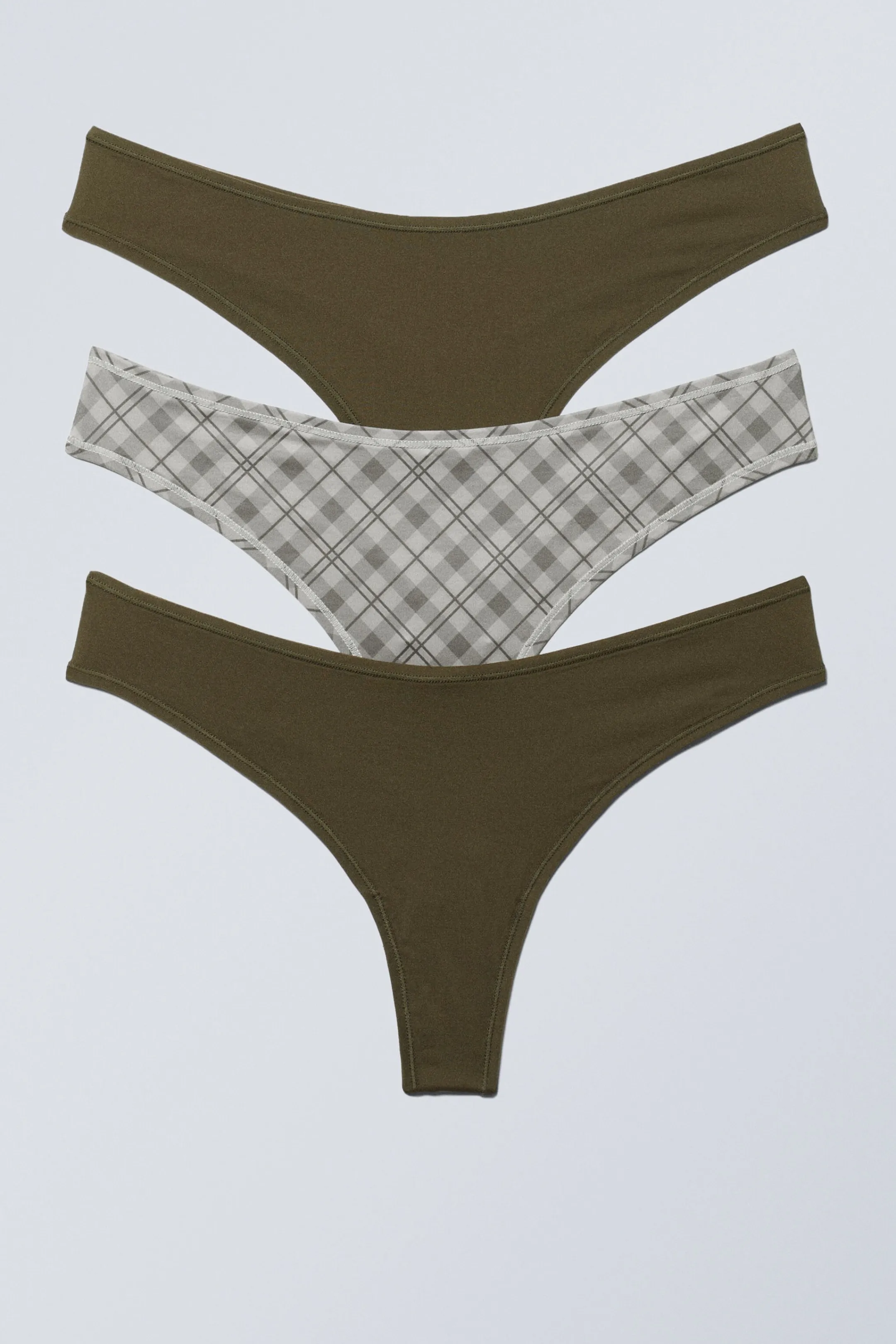 Weekday 3-PACK SOFT THONGS>Women Underwear