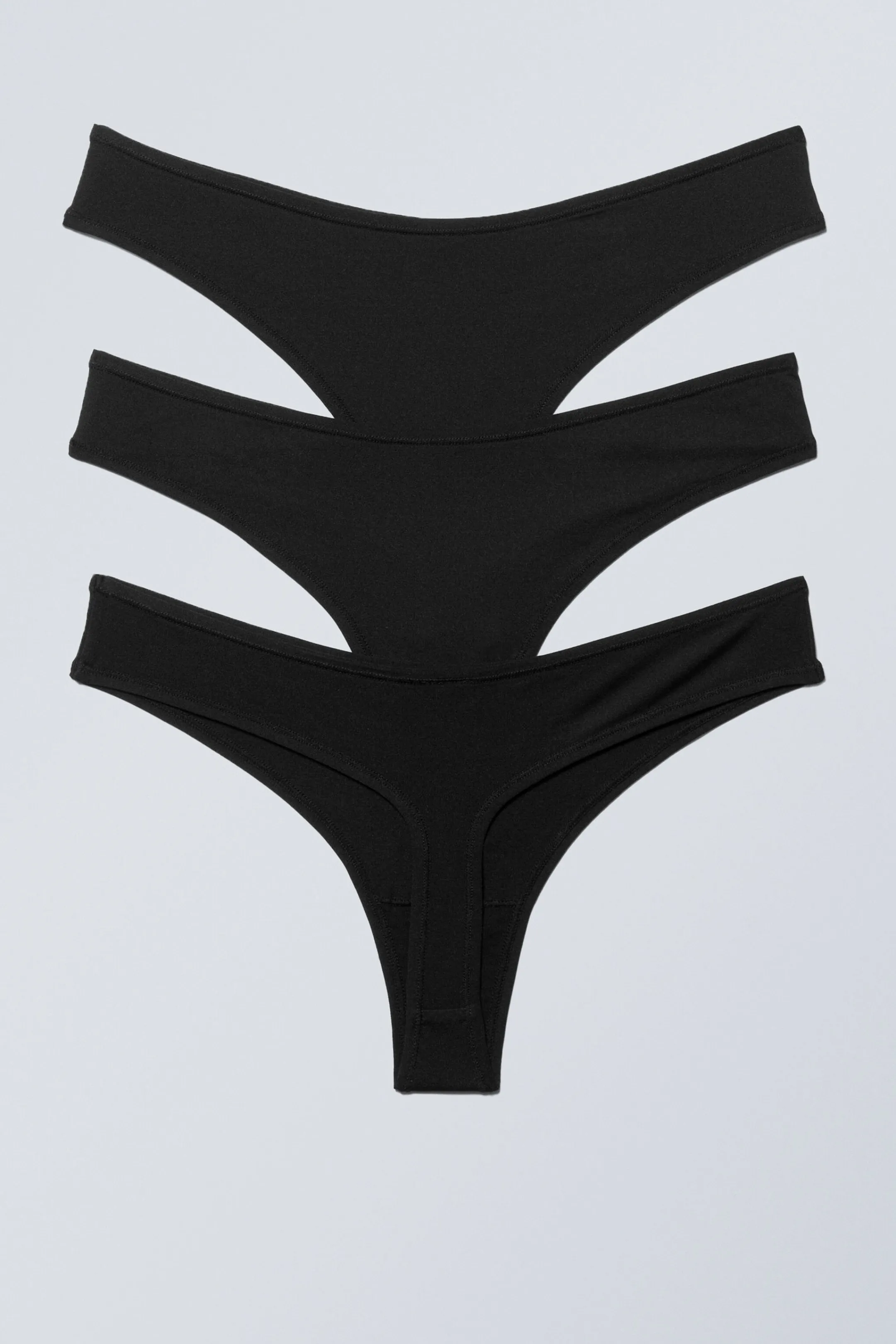 Weekday 3-PACK SOFT THONGS>Women Underwear