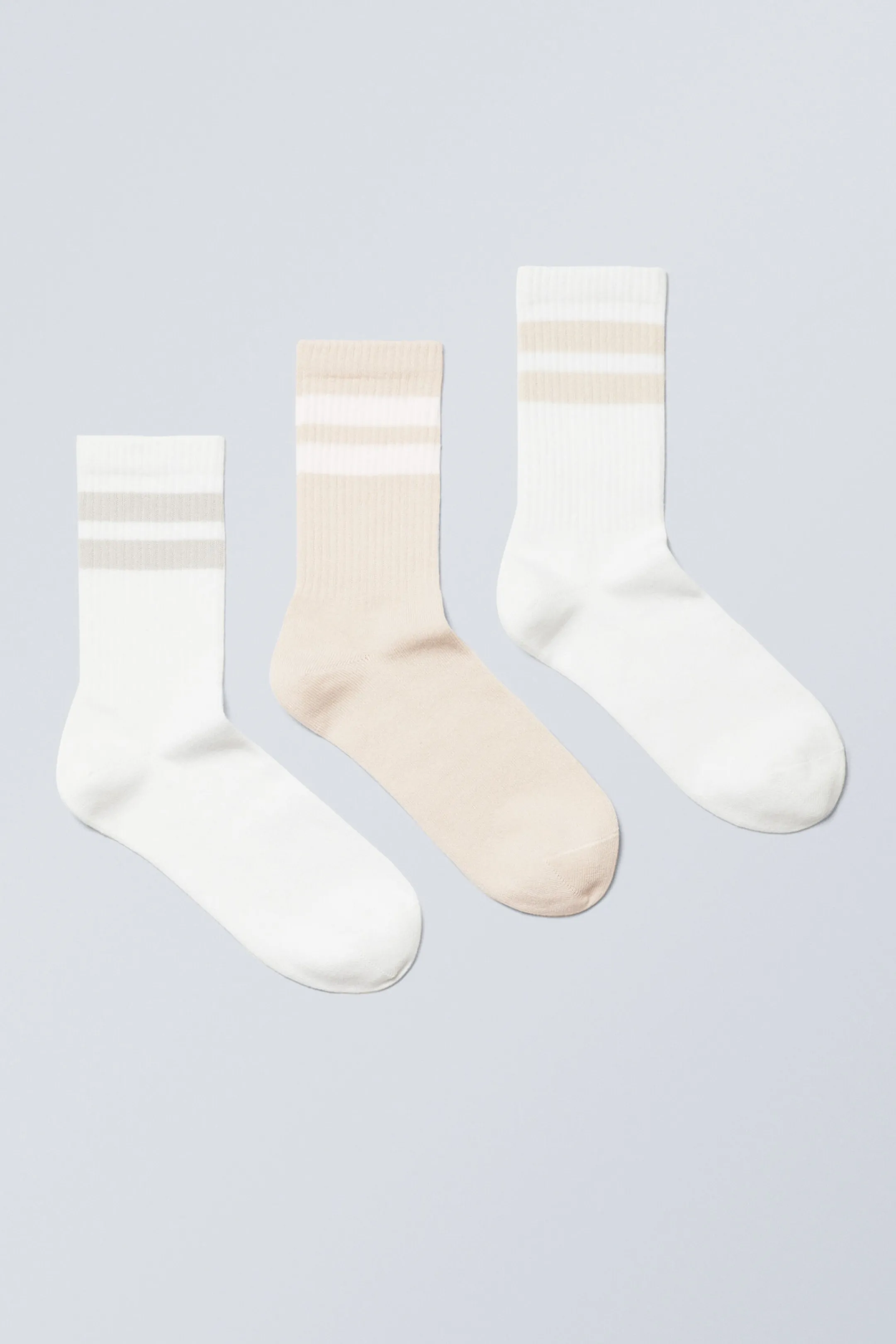 Weekday 3-PACK SPORT STRIPED SOCKS>Women Socks