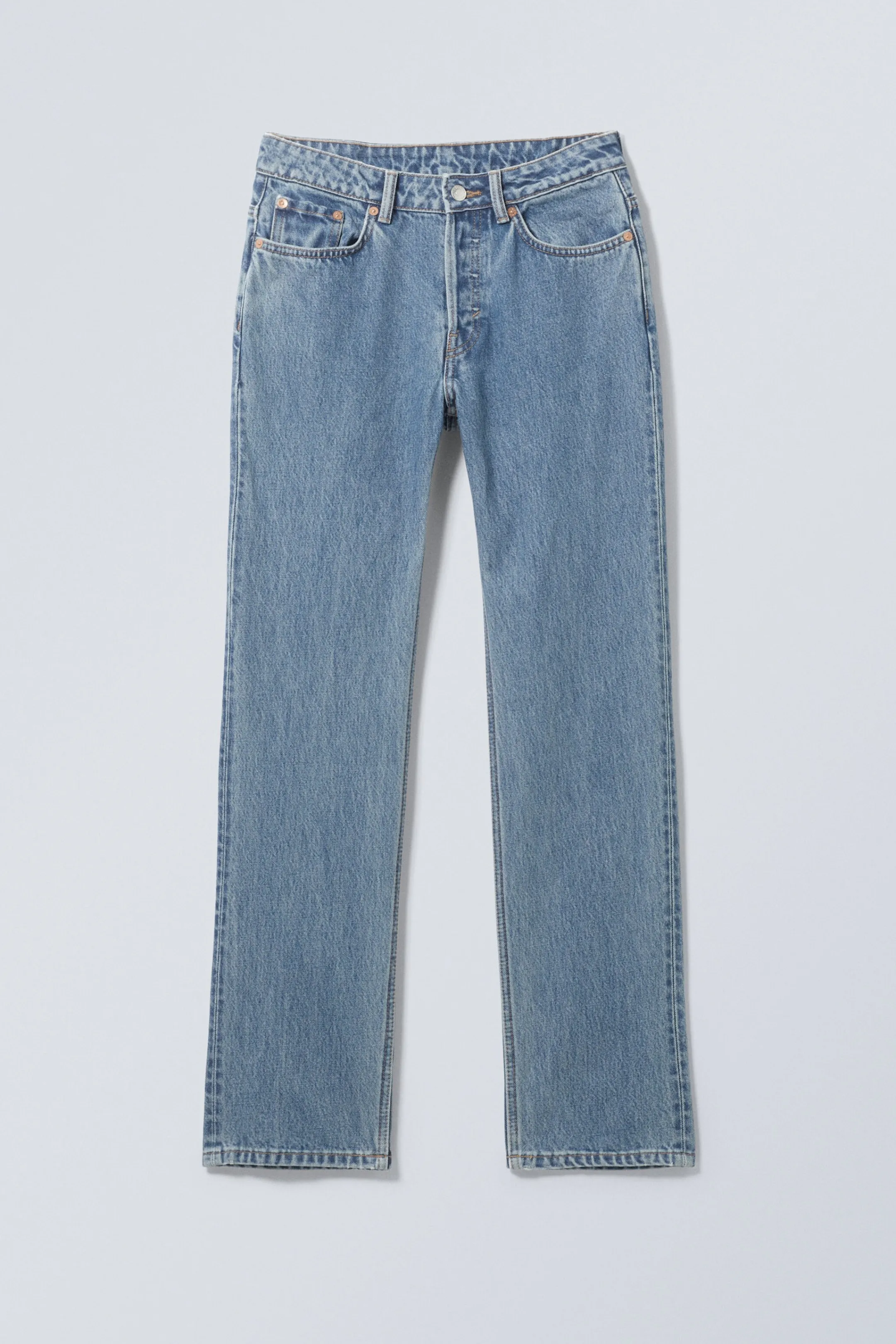 Weekday PIN MID RISE REGULAR STRAIGHT LEG JEANS>Women Jeans